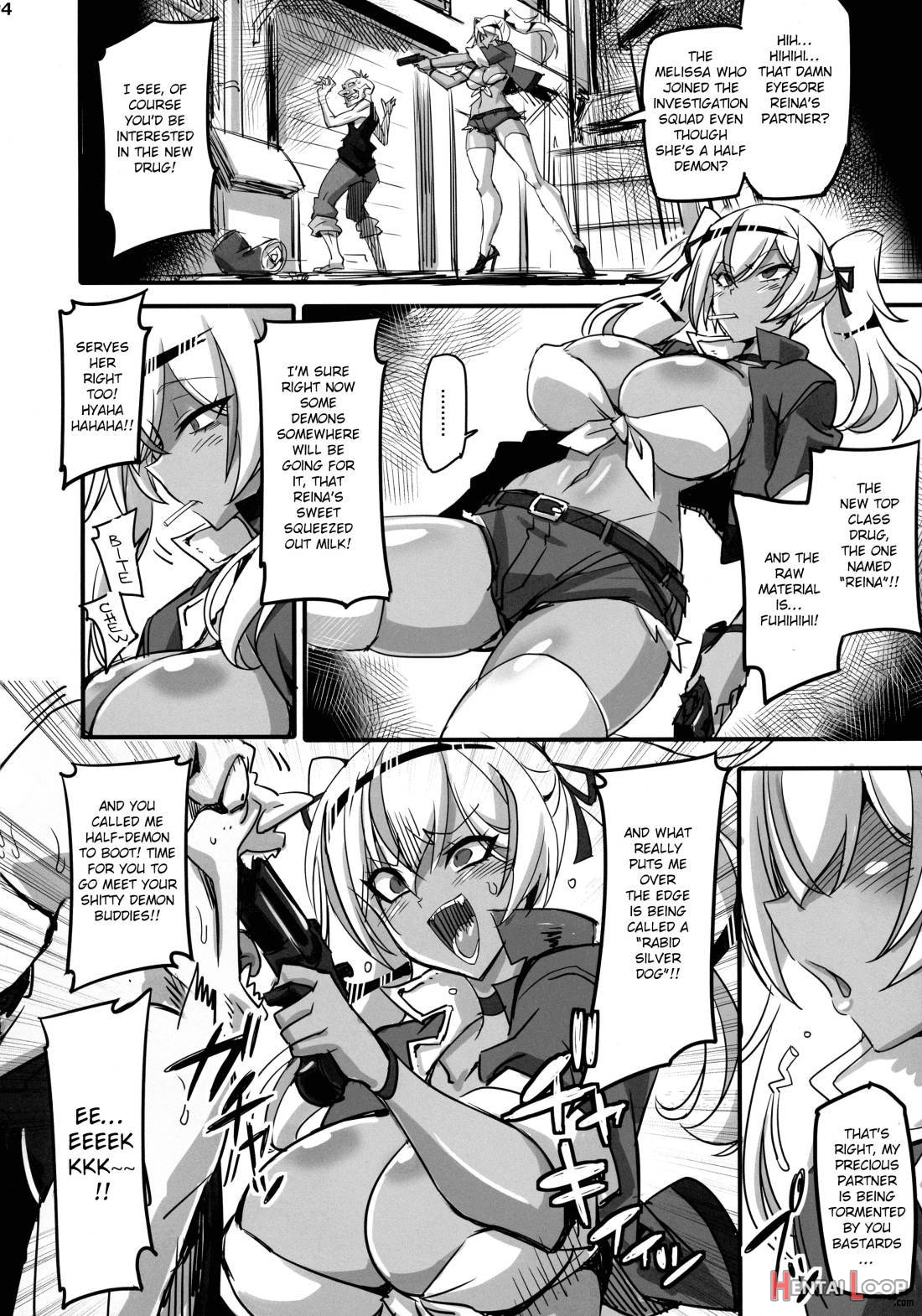 Mayaku Sousakan Melissa Ore Ga Sennyuu Sousa De Kimeseku Av Ni Kyousei Shutsuen Saserarete Buzama Ni Sakunyuu Acmegao Nante Sarasu Wake Nee Daro!! page 4