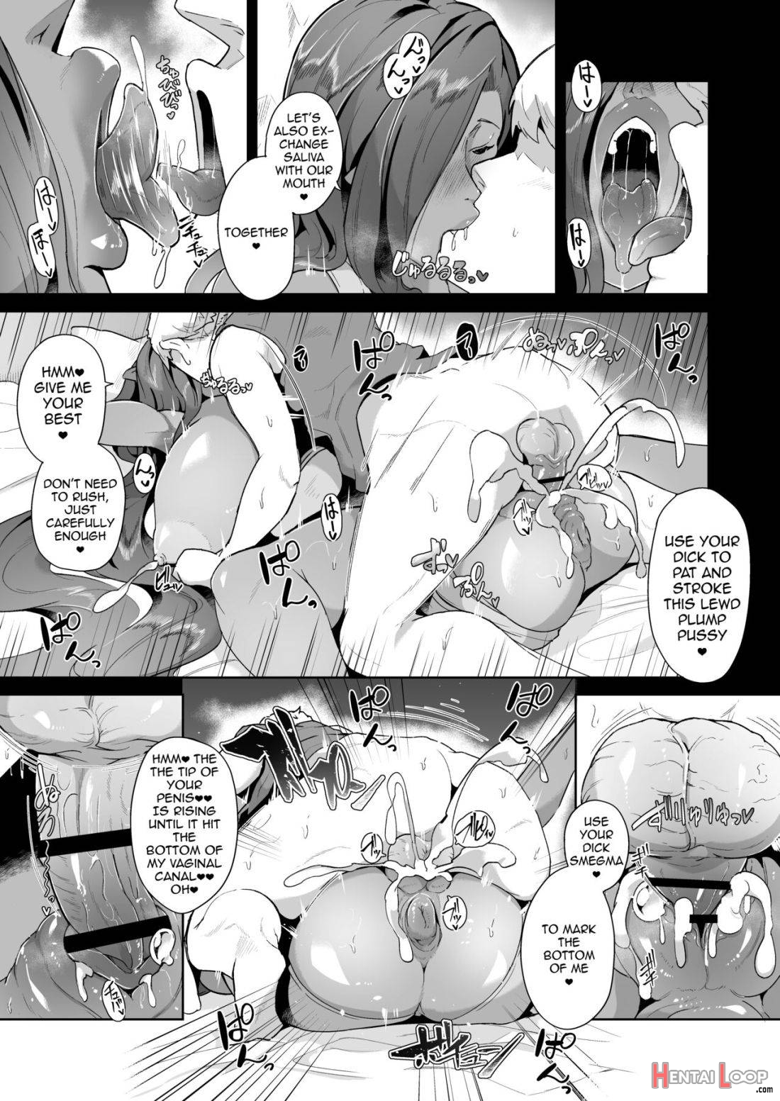 Mucchiri Dekachichi Dark Elf No Obasan To Icha Love Fudeoroshi Seikatsu page 20