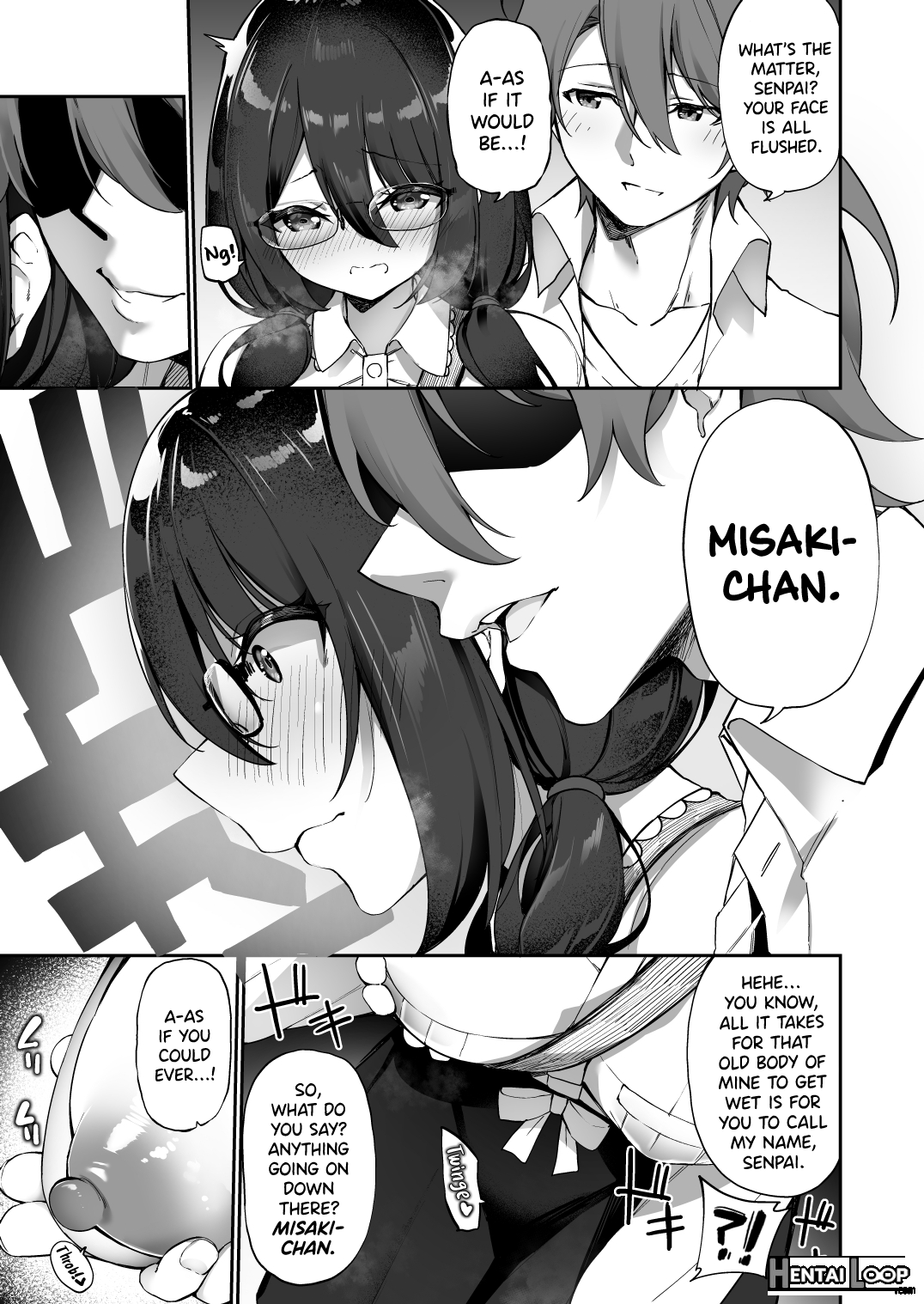 My Voluptuous Yandere Kouhai Who Gets Turned On Just By Hearing My Voice Switched Bodies With Me! page 12