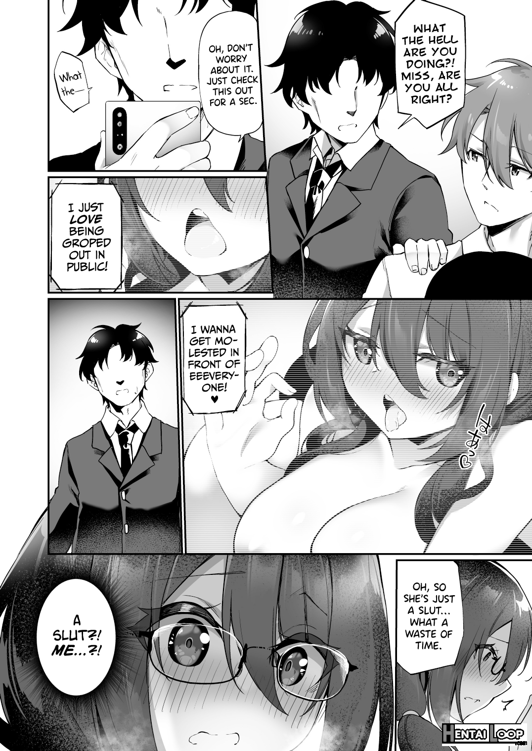 My Voluptuous Yandere Kouhai Who Gets Turned On Just By Hearing My Voice Switched Bodies With Me! page 15