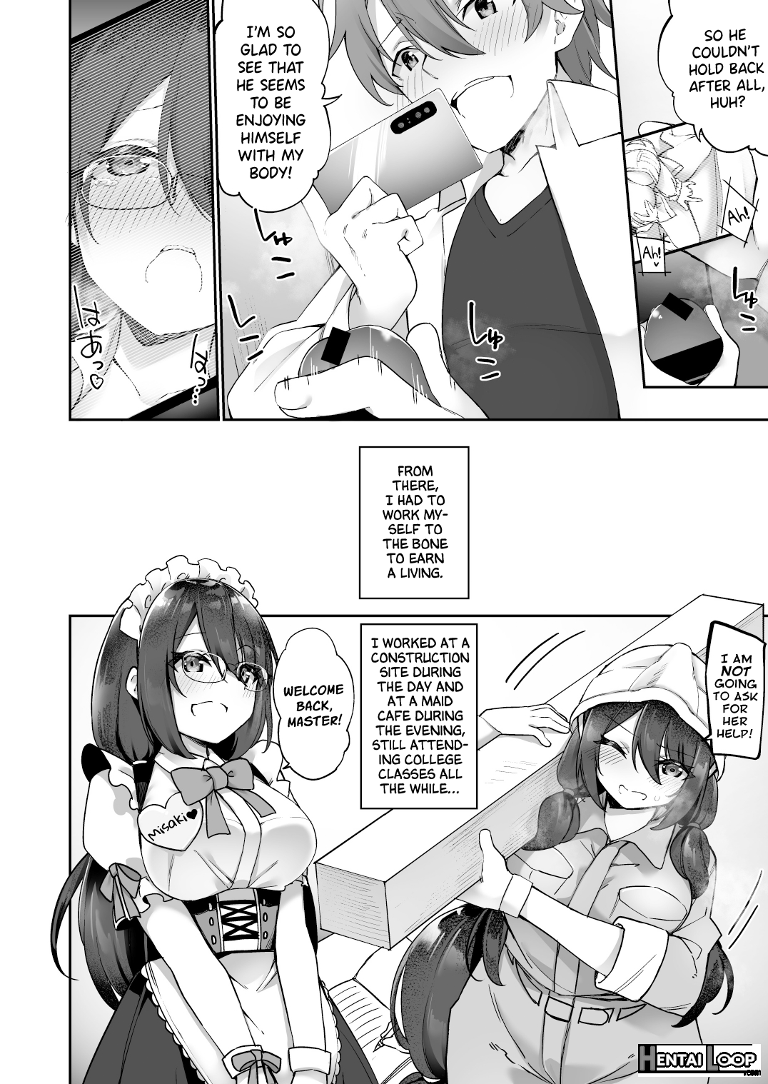 My Voluptuous Yandere Kouhai Who Gets Turned On Just By Hearing My Voice Switched Bodies With Me! page 21