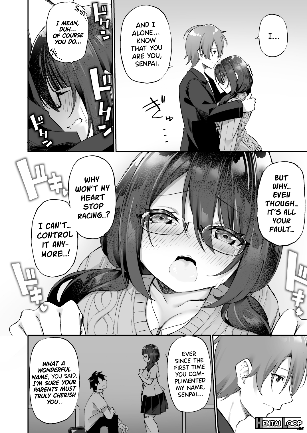 My Voluptuous Yandere Kouhai Who Gets Turned On Just By Hearing My Voice Switched Bodies With Me! page 33