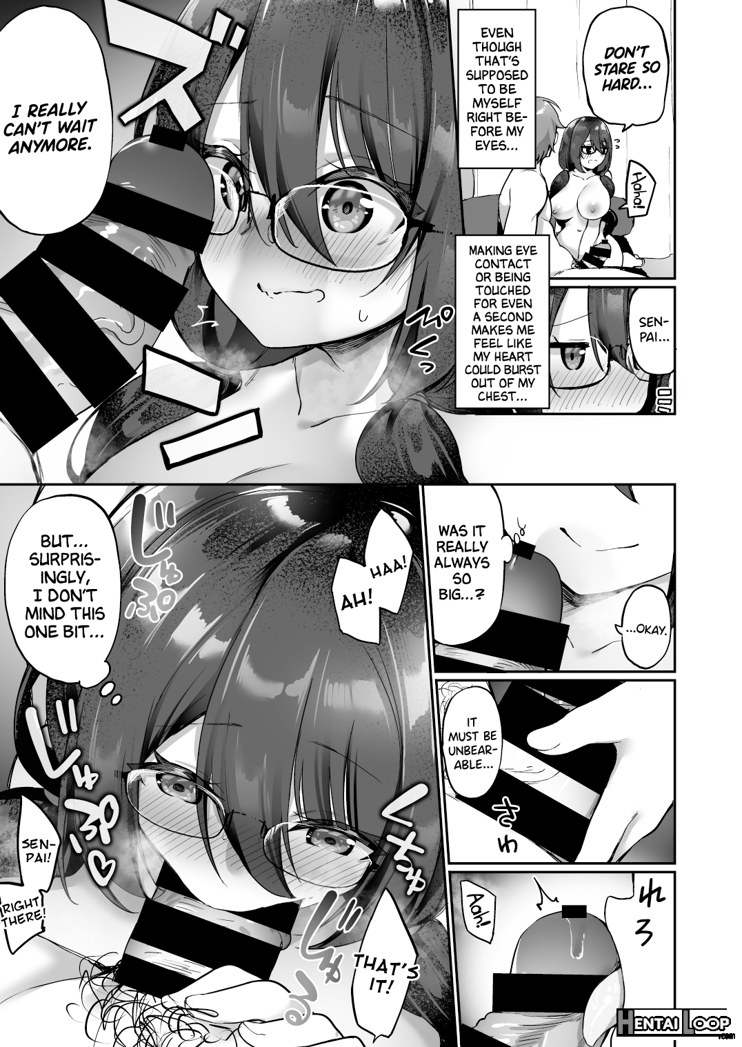 My Voluptuous Yandere Kouhai Who Gets Turned On Just By Hearing My Voice Switched Bodies With Me! page 36