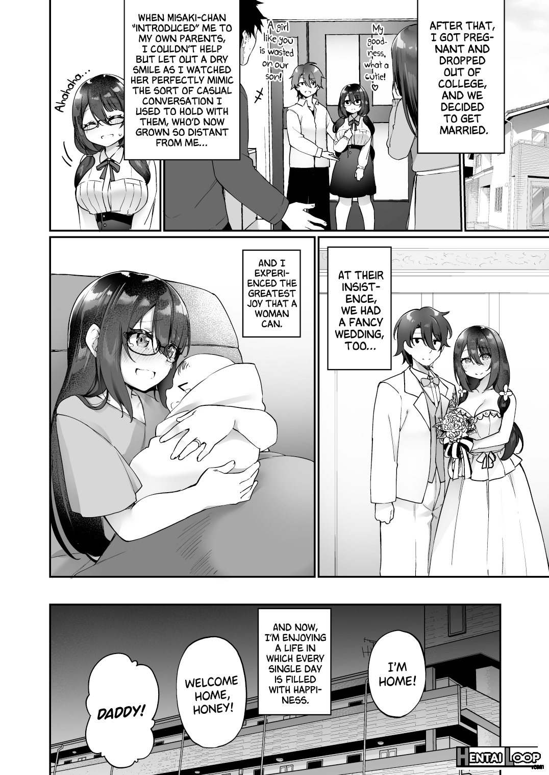 My Voluptuous Yandere Kouhai Who Gets Turned On Just By Hearing My Voice Switched Bodies With Me! page 45