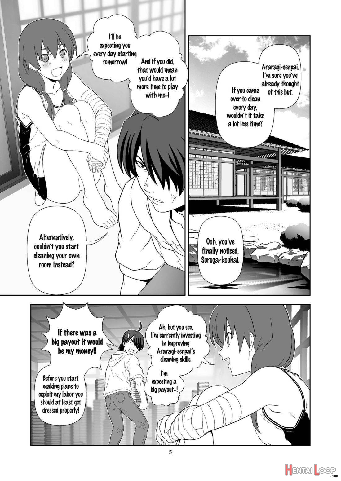 Nagamonogatari page 4