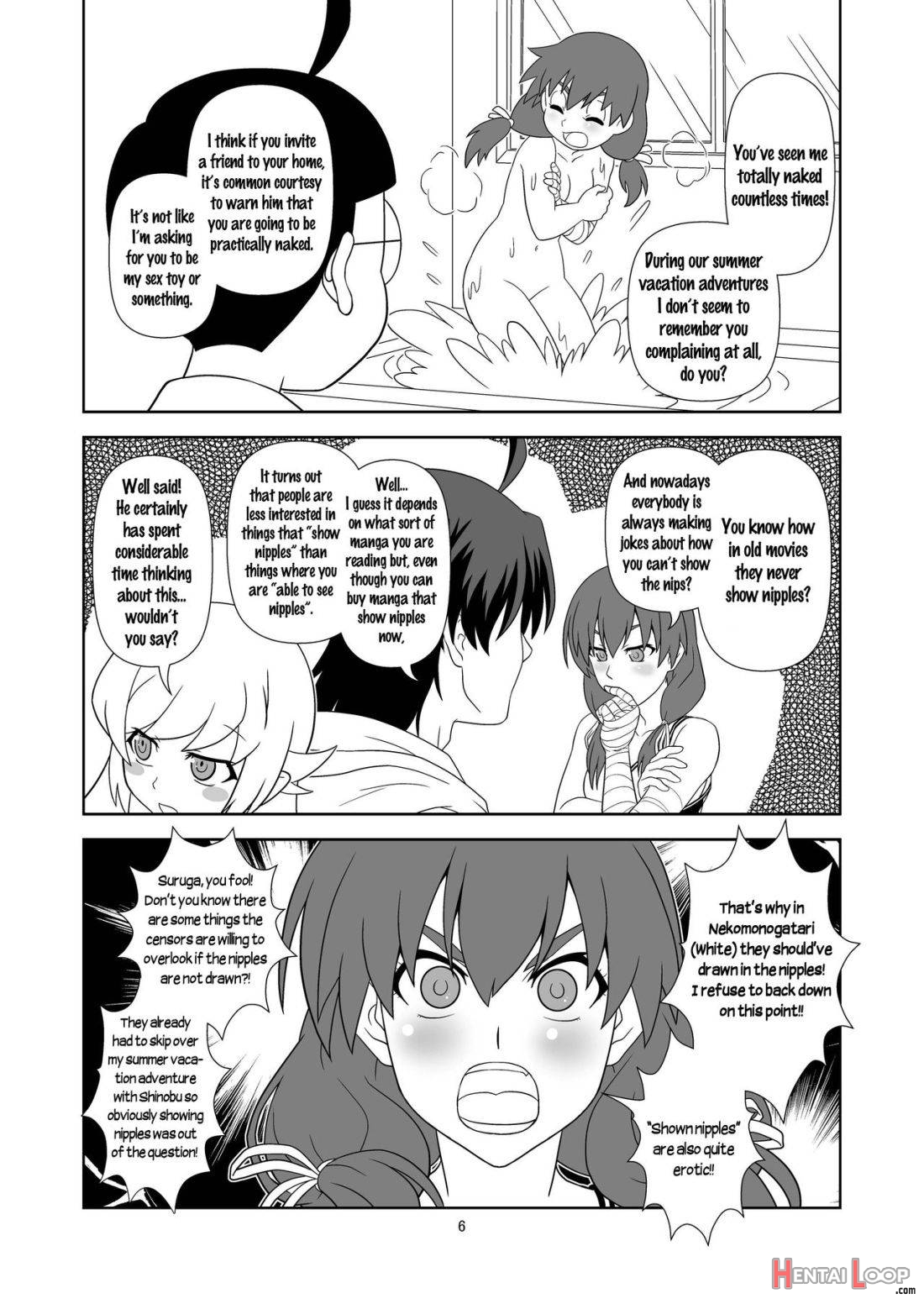 Nagamonogatari page 5