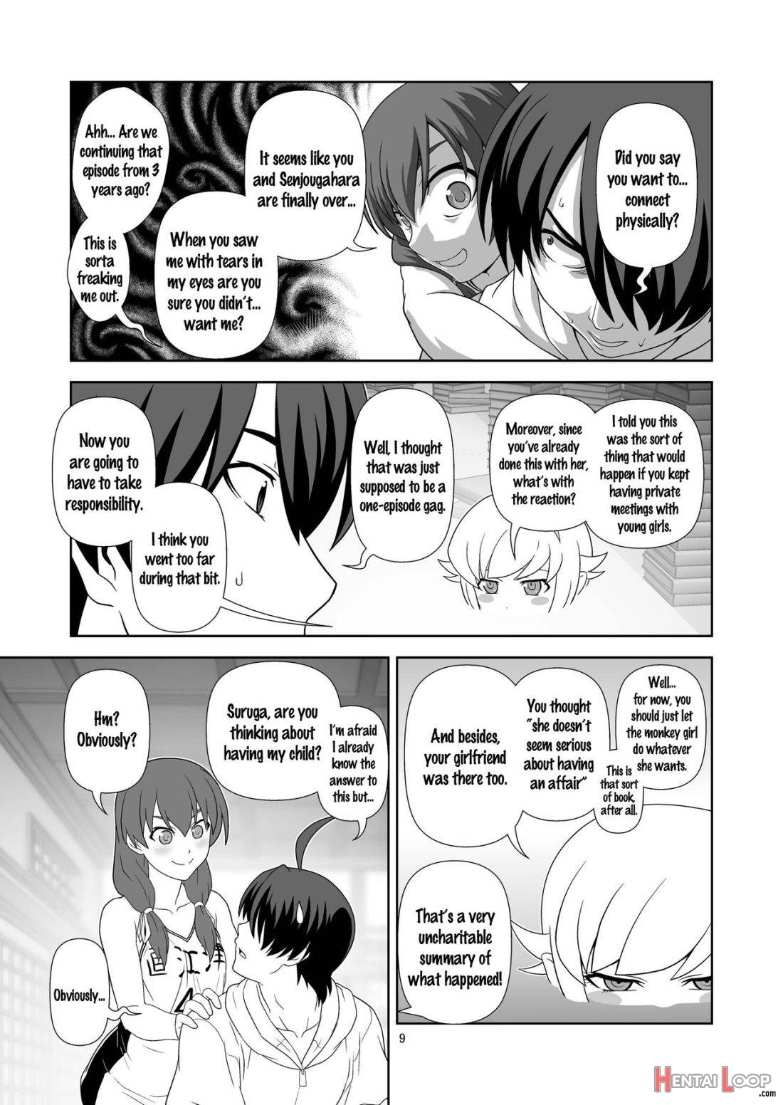 Nagamonogatari page 8