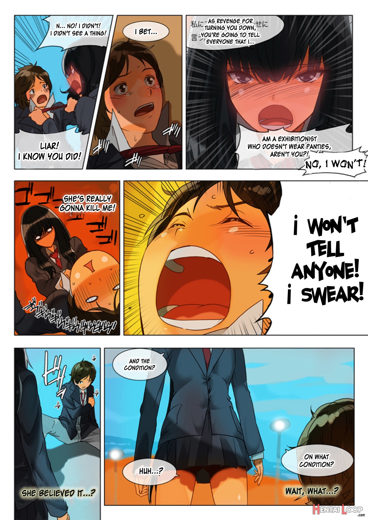 No Panty Girl Episode 1 page 9