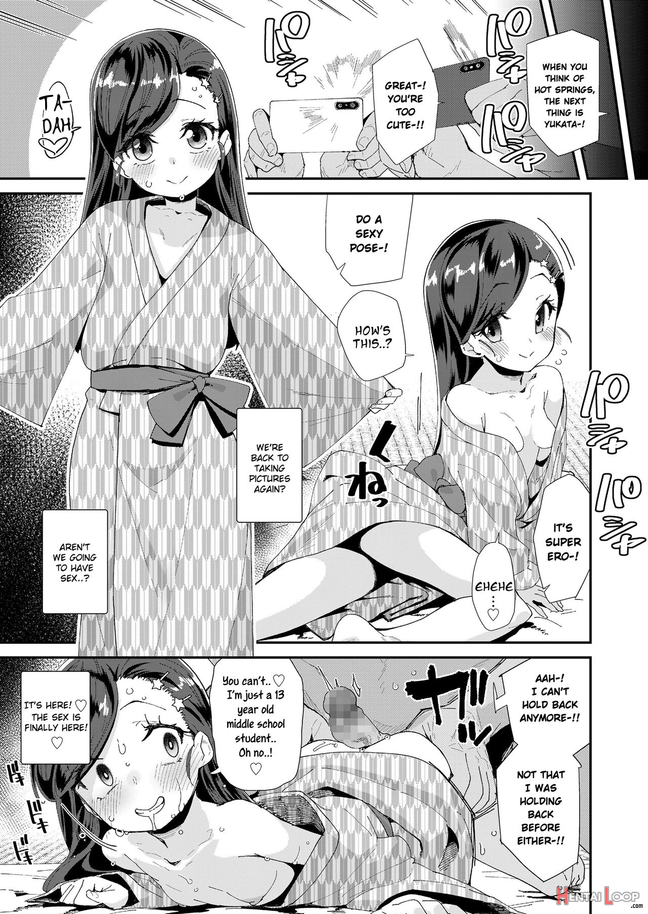 Nonomi-chan's Secret Account -perverted Trip To A Private Hotspring- page 9