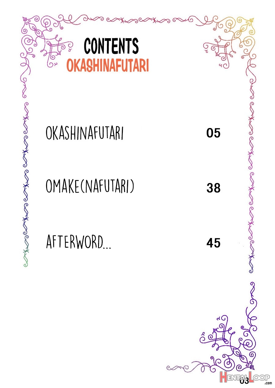 Okashinafutari page 3