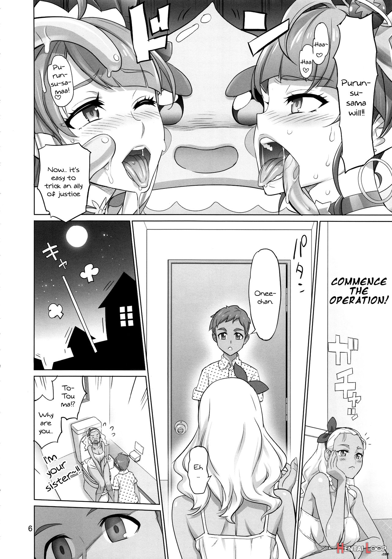 Onegai Sureba Ikeru To Omotte Shota Ga Toile De Kasshoku Onee-chan O Osotte Mita Kekka page 5