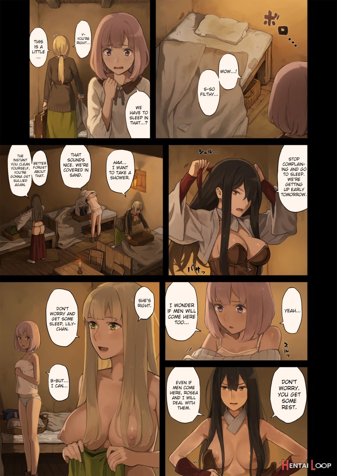 Onna Boukensha-tachi Ga Sabaku No Oasis Ni Tachiyoru To… page 22