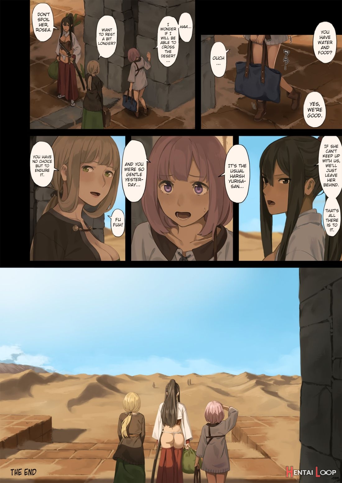 Onna Boukensha-tachi Ga Sabaku No Oasis Ni Tachiyoru To… page 31