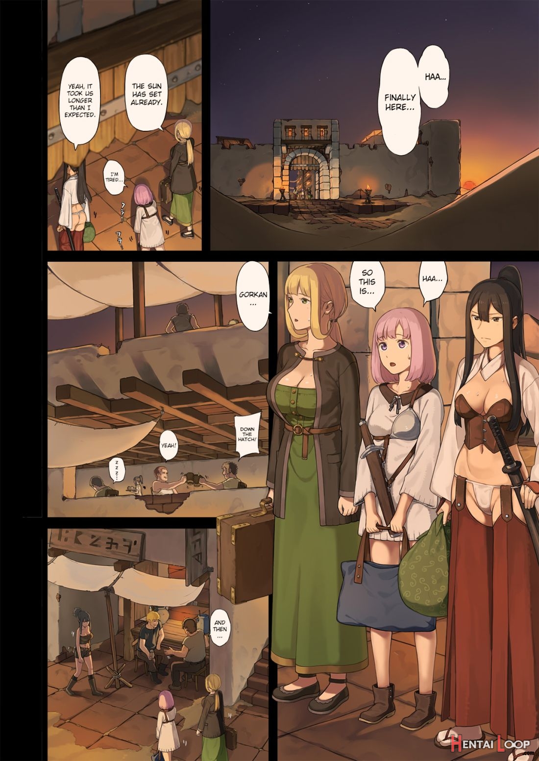 Onna Boukensha-tachi Ga Sabaku No Oasis Ni Tachiyoru To… page 7