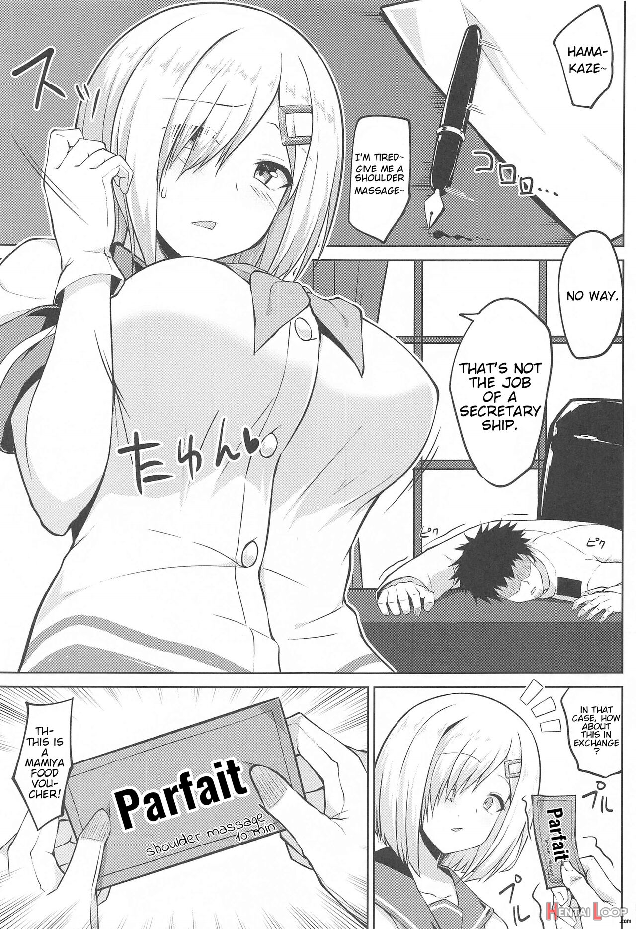 Paizuri Sex With Hamakaze-chan!! page 2