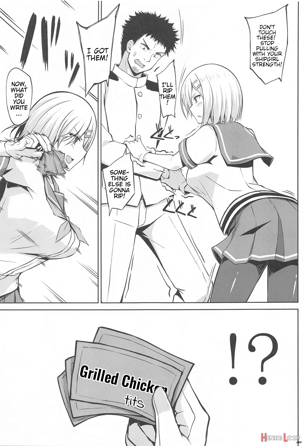 Paizuri Sex With Hamakaze-chan!! page 4