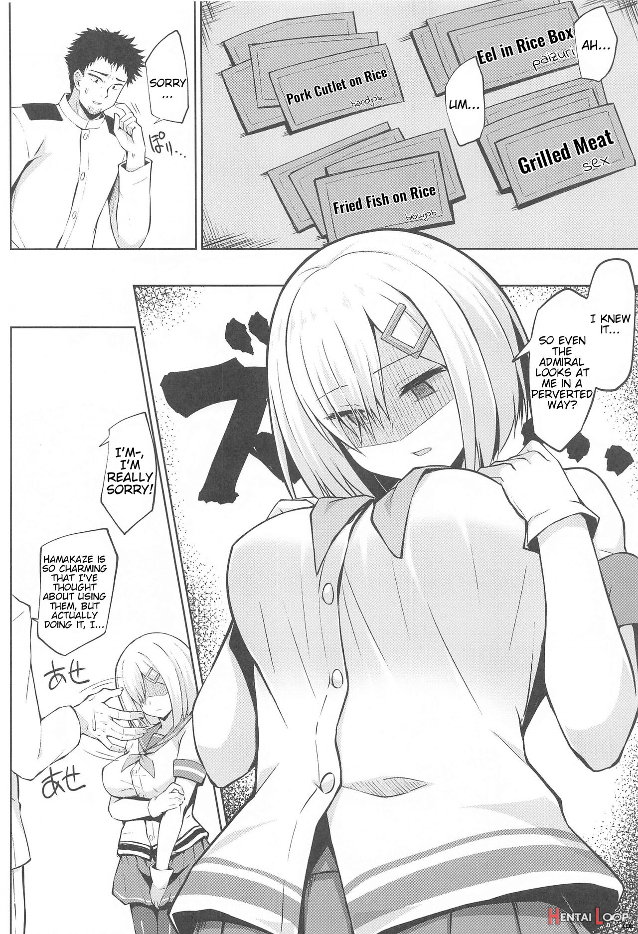 Paizuri Sex With Hamakaze-chan!! page 5