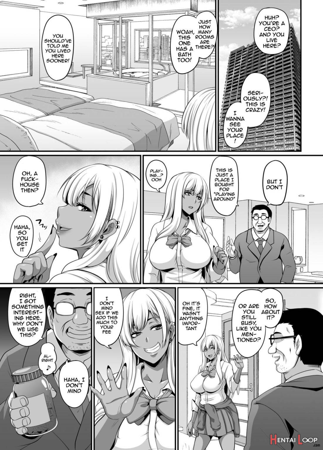 Papa Katsu Gyaru To Kimeseku Kara No Ran Pako page 3