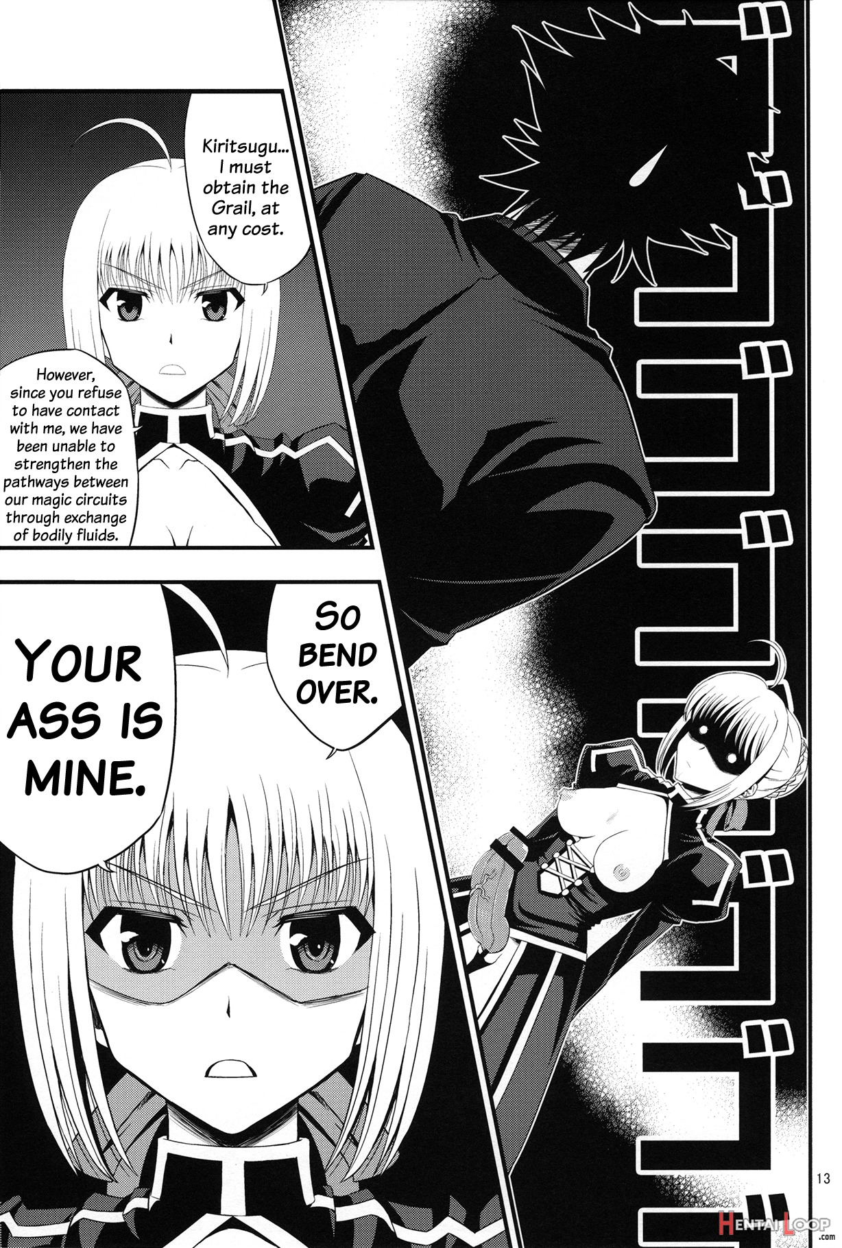 Saber Grew A Dick page 10