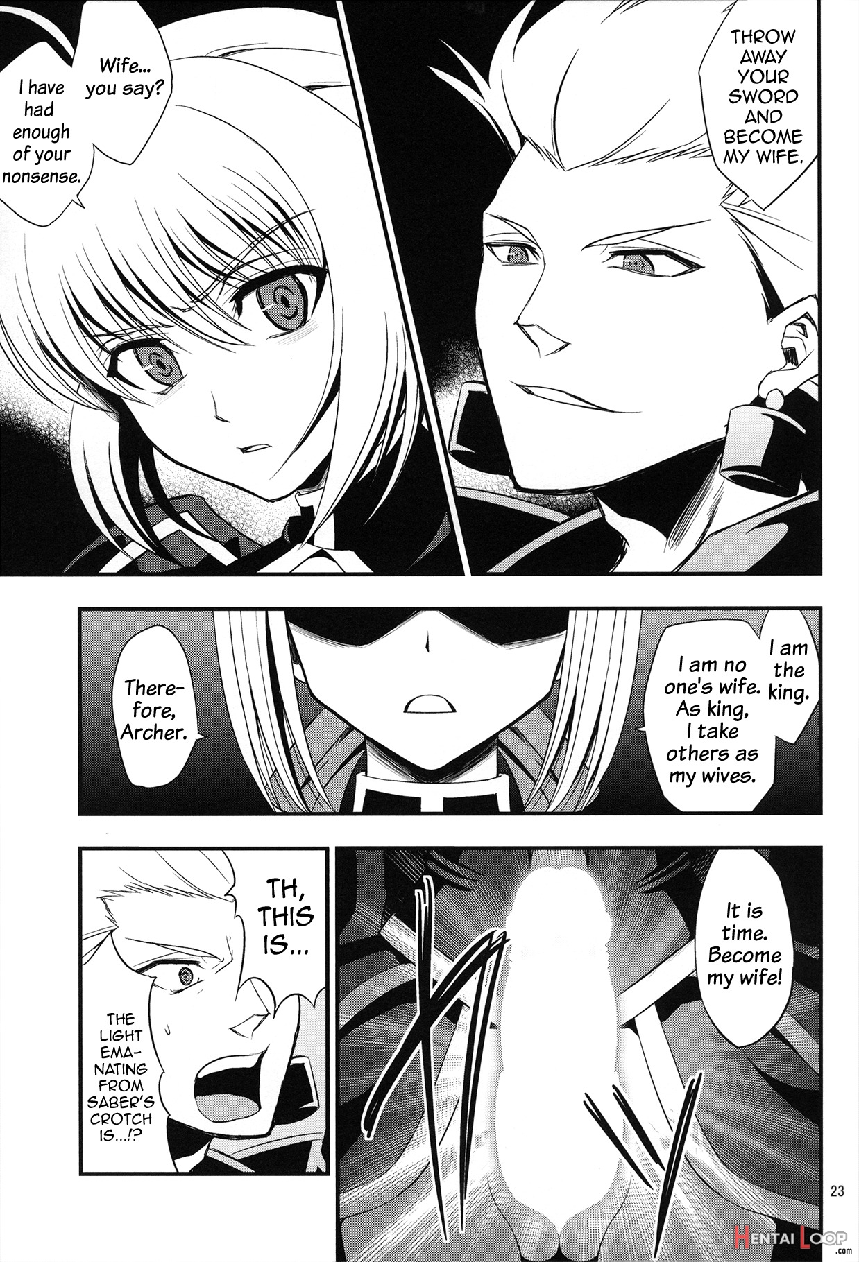 Saber Grew A Dick page 20