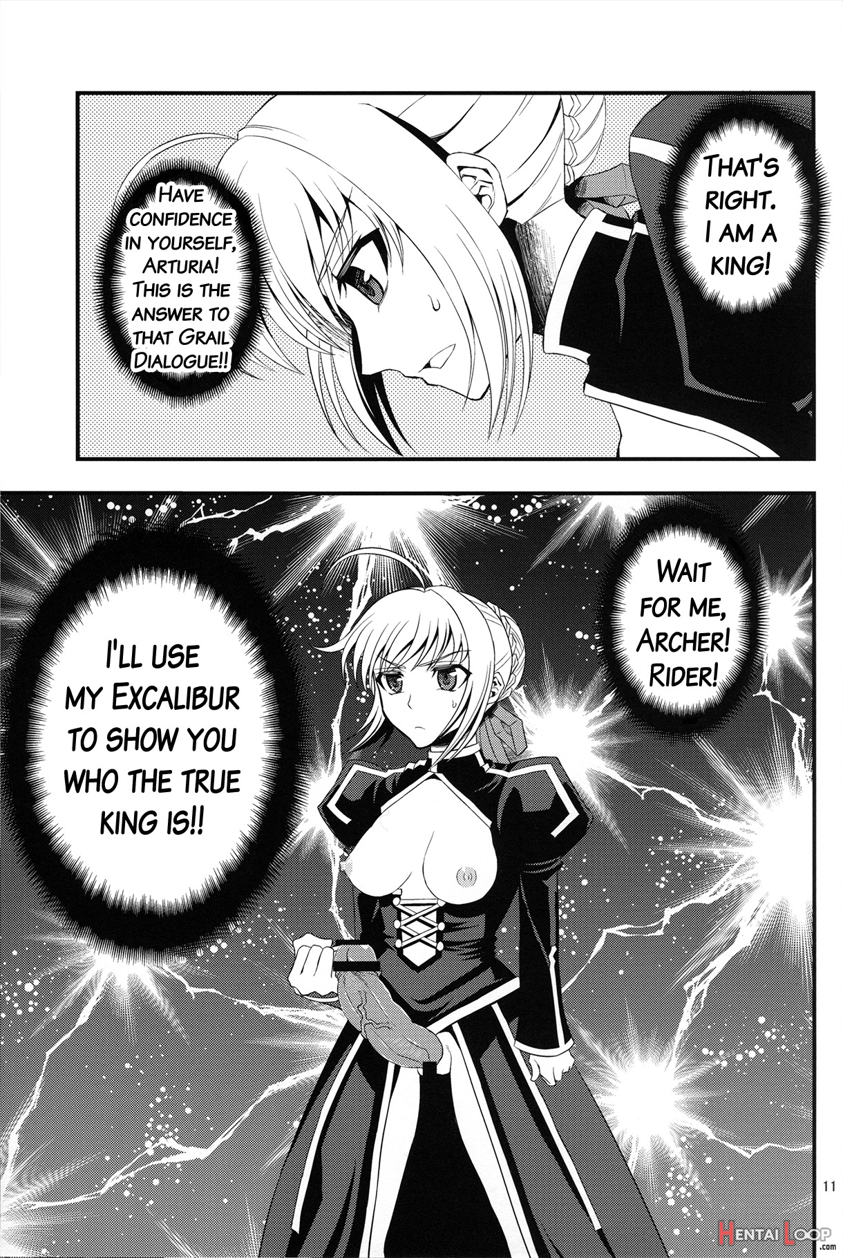 Saber Grew A Dick page 9
