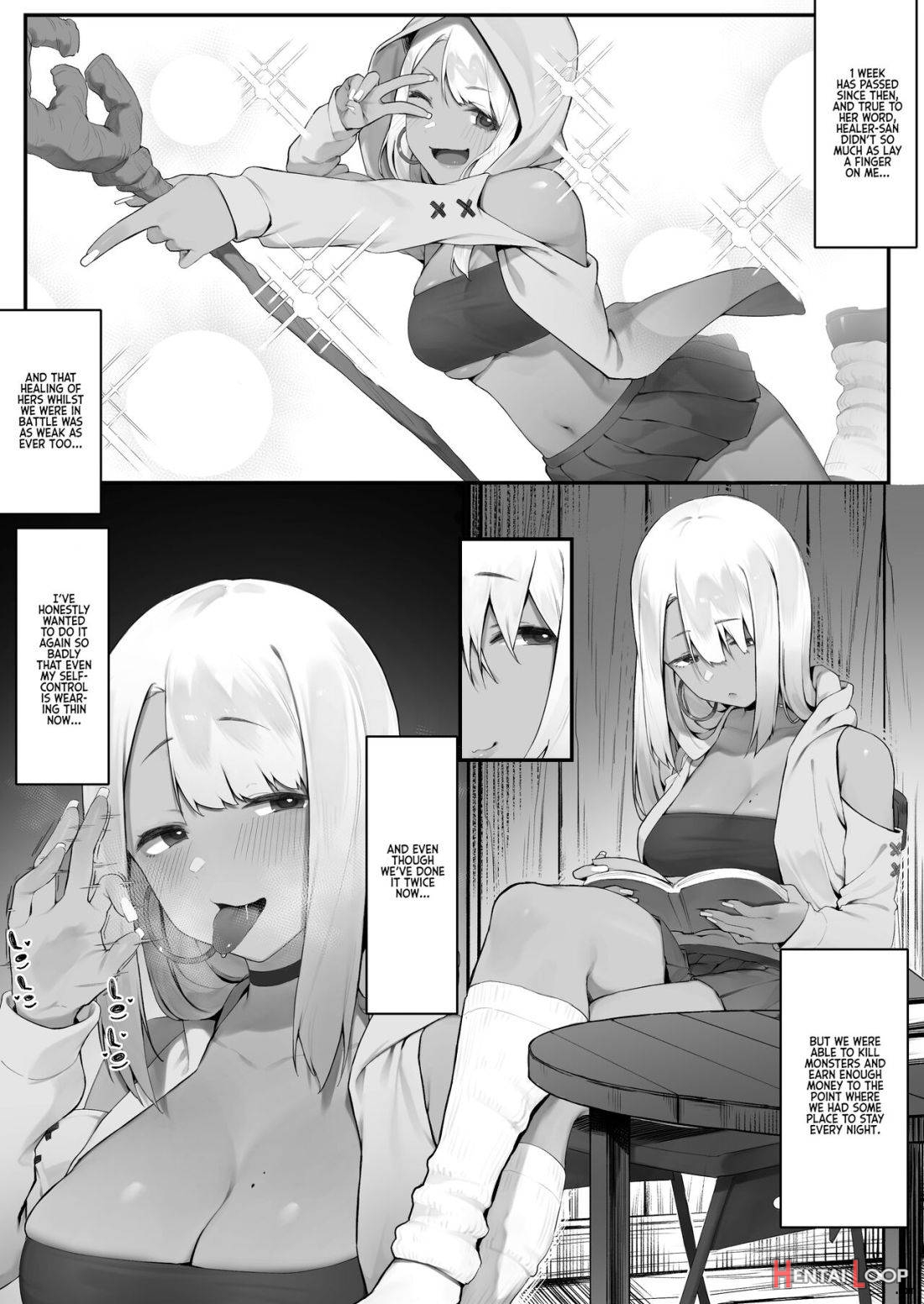 Sex Suru To Sp O Kaifuku Shitekureru Kuro Gyaru Healer [kouhen] page 3