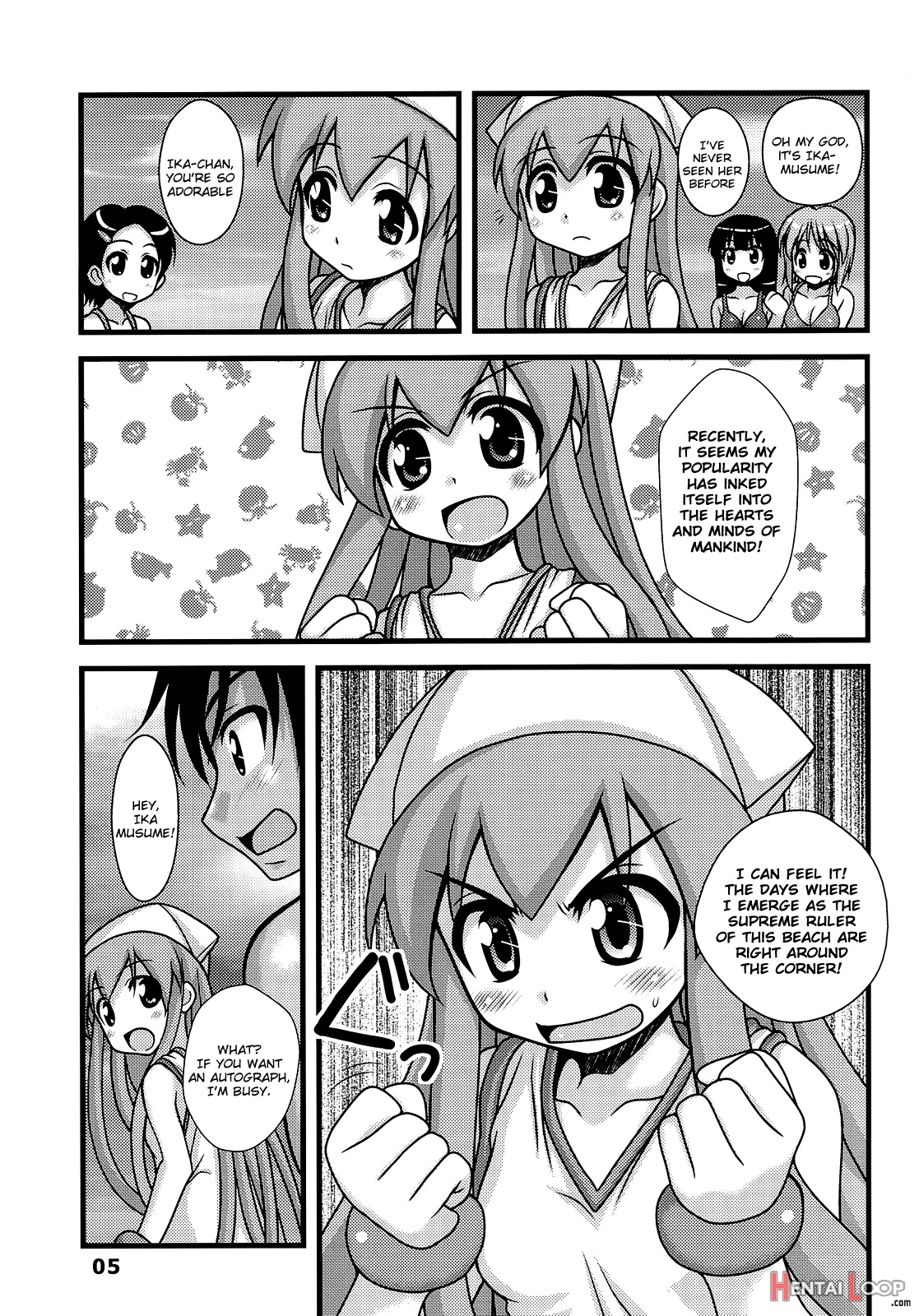 Sexual Invasion! Ika Musume page 4