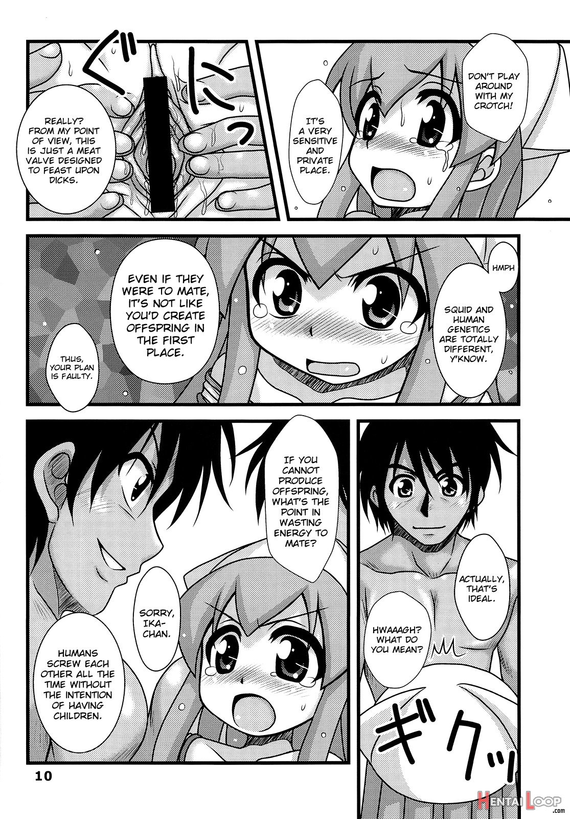 Sexual Invasion! Ika Musume page 9