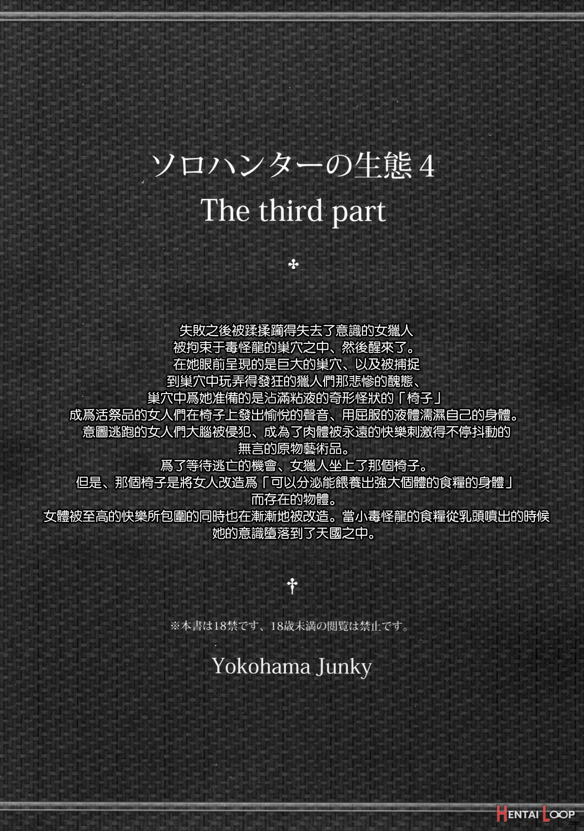 Solo Hunter No Seitai 4 The Third Part page 2