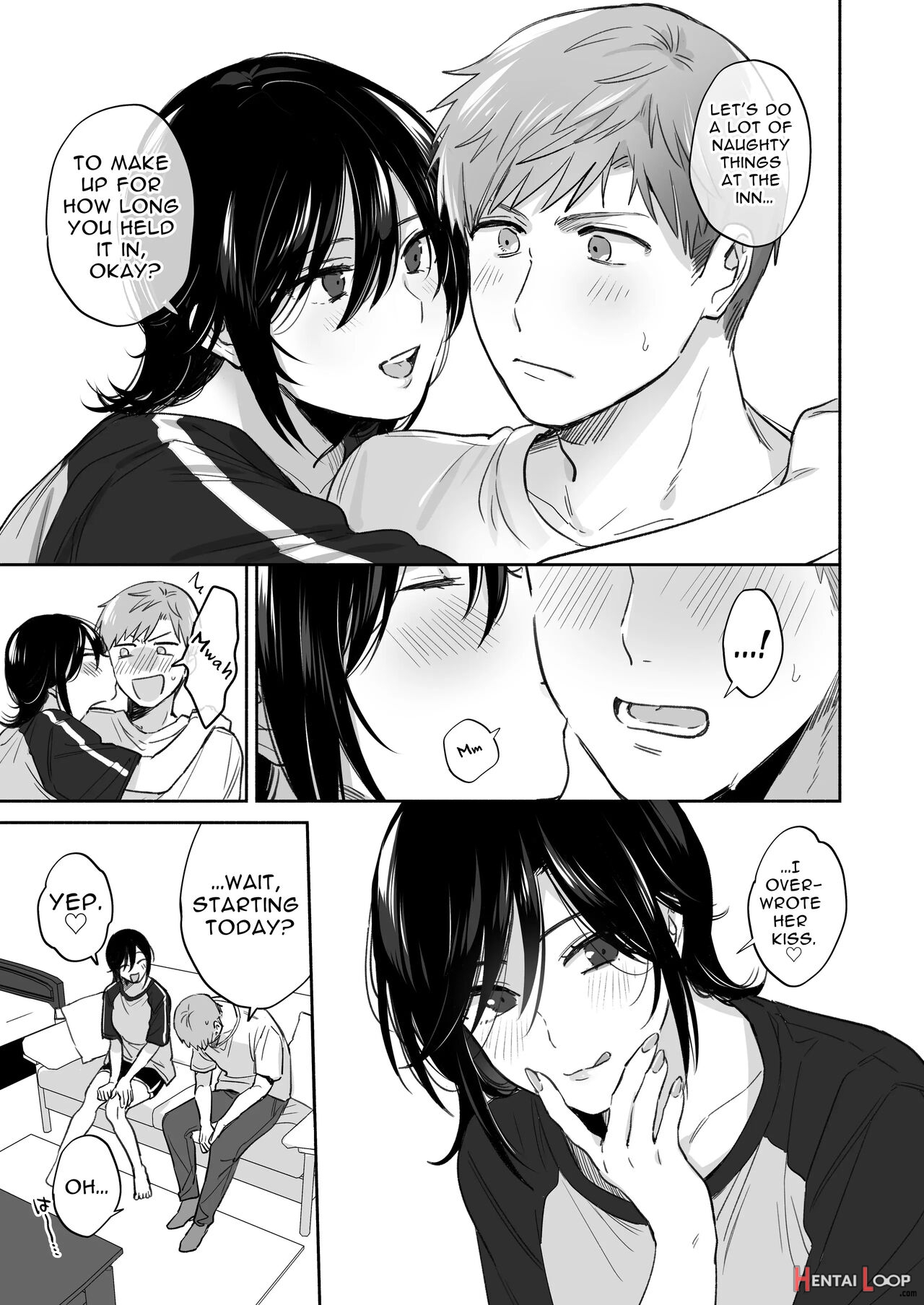 Suki Araba Kareshi No Seiheki O Yugametai! ~gaman Genkai!! Icha Love Onsen Ryokou~ page 10