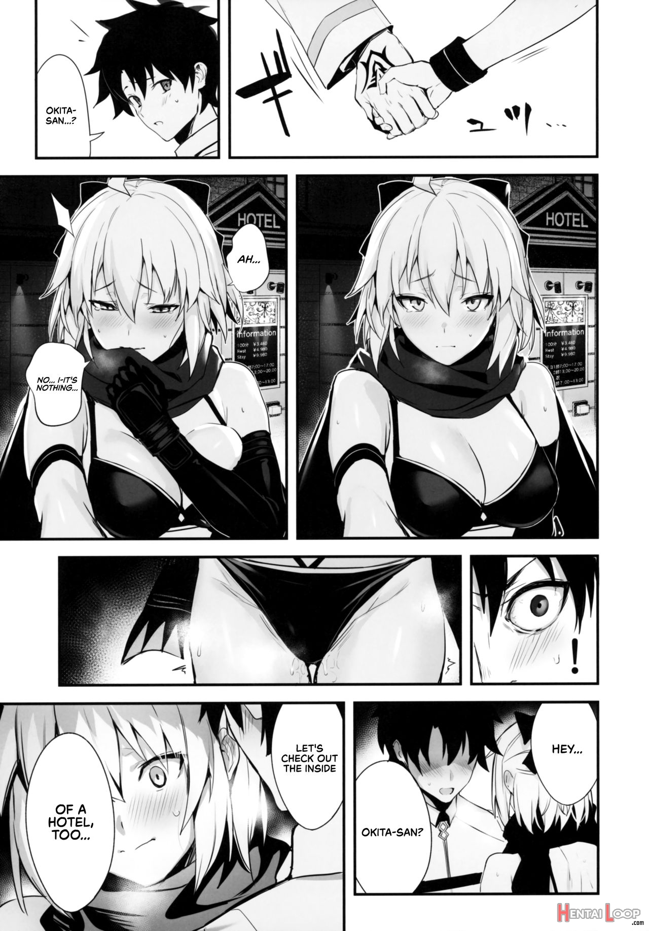 Page 5 of Swimsuit Sex With Okita-san At A Love Hotel Until Morning (by  Ulrich) - Hentai doujinshi for free at HentaiLoop