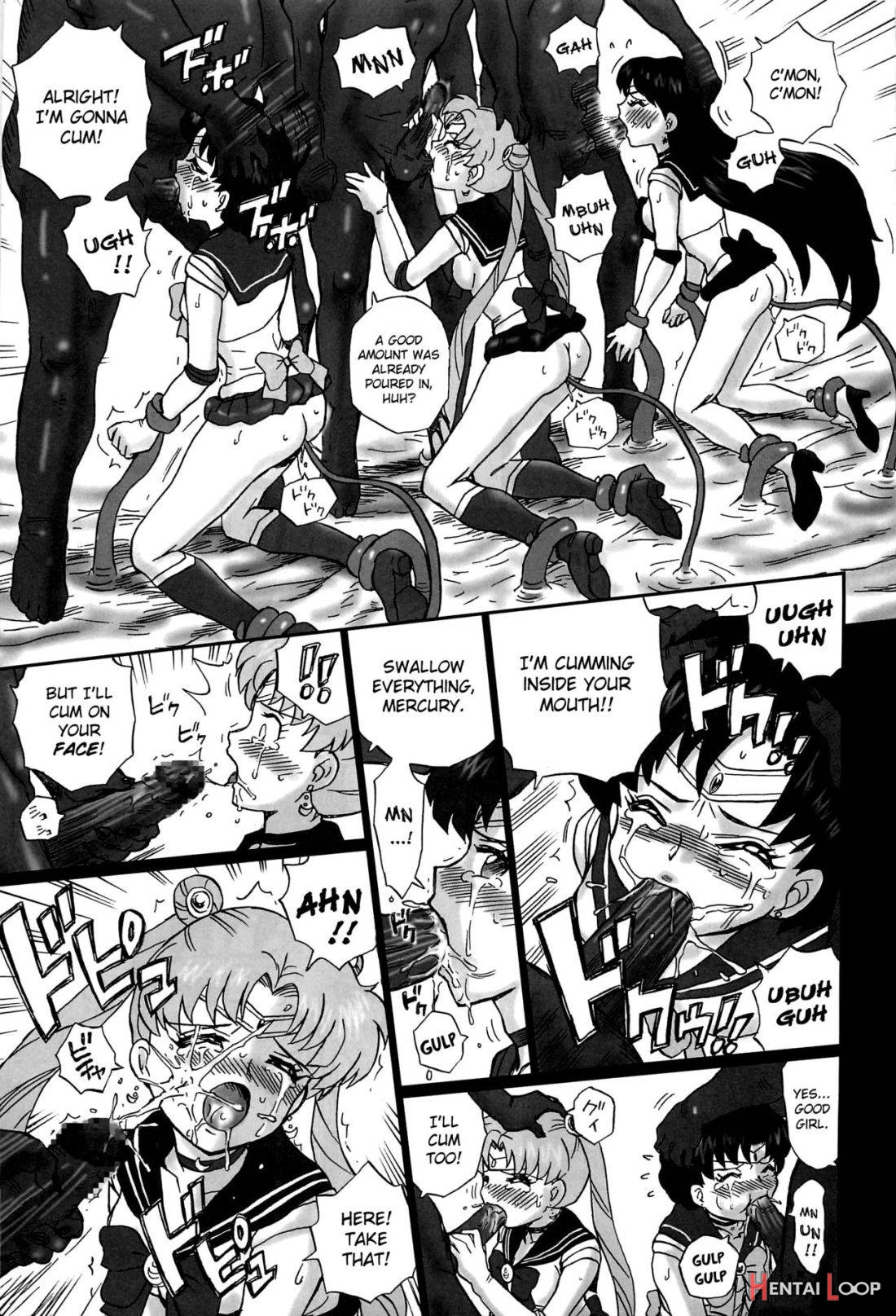 Tail-man Sailormoon 3girls Book page 15