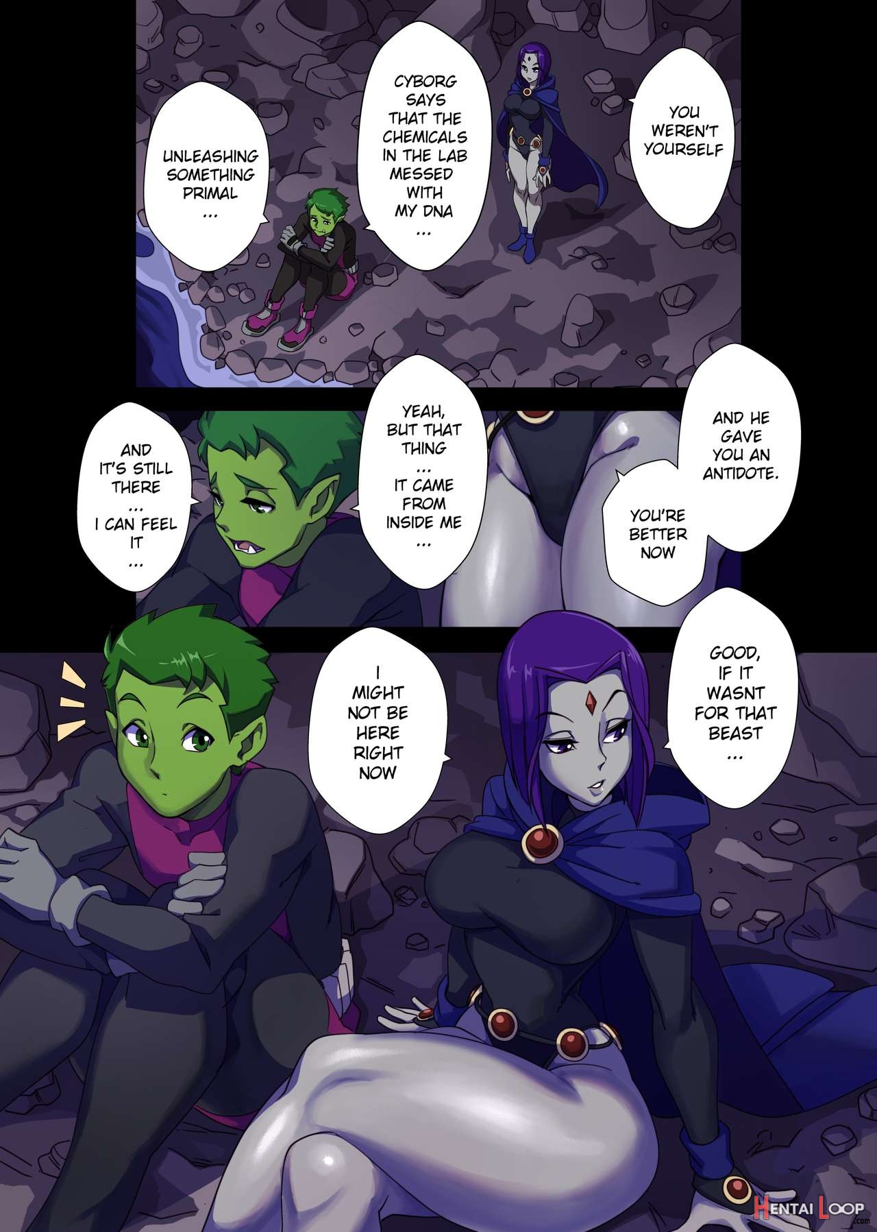 Teen Titans Doujin page 2