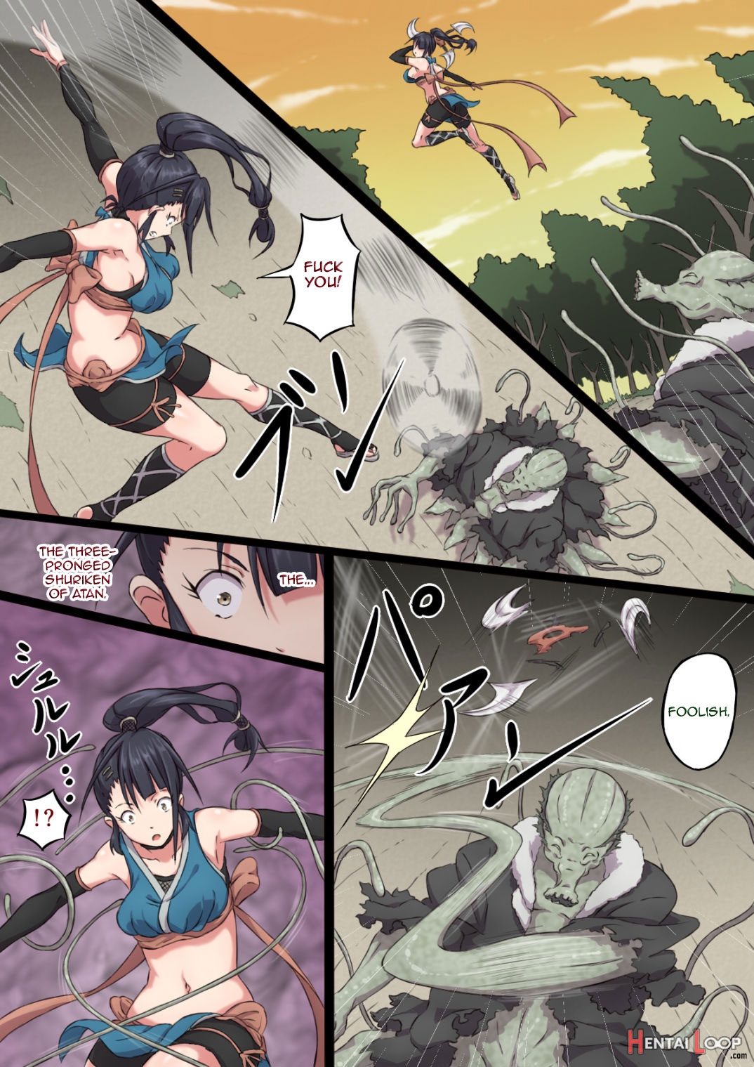 The Defeat Of Ayame Kunoichi page 11