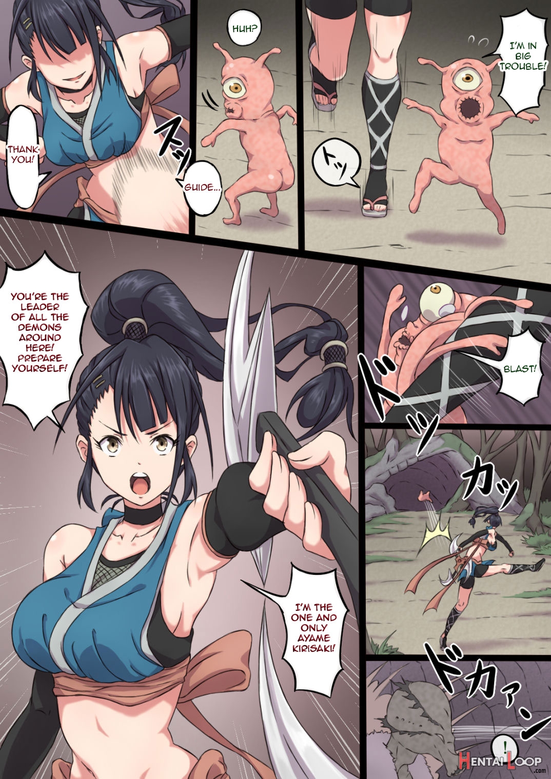 The Defeat Of Ayame Kunoichi page 8