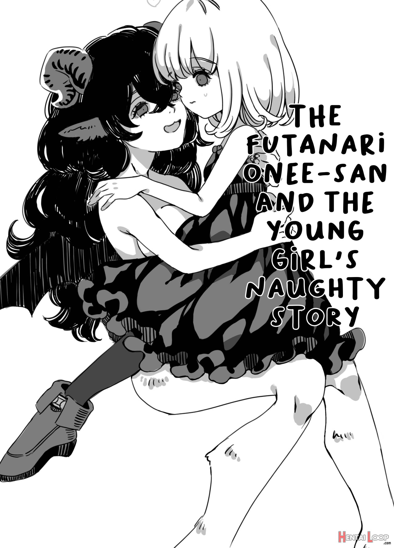 The Futanari Onee-san And The Young Girl's Naughty Story 1&2 page 1