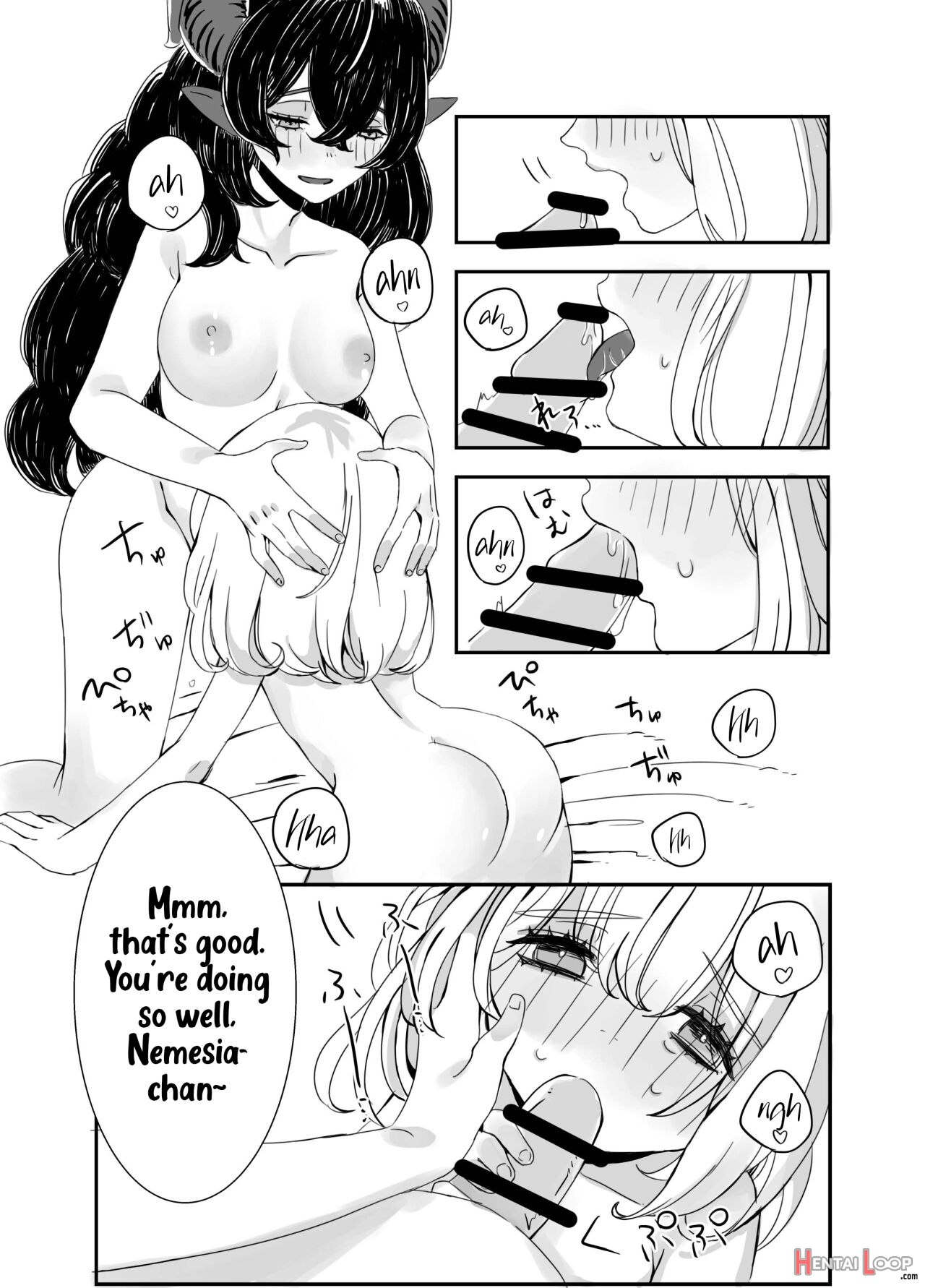 The Futanari Onee-san And The Young Girl's Naughty Story 1&2 page 16