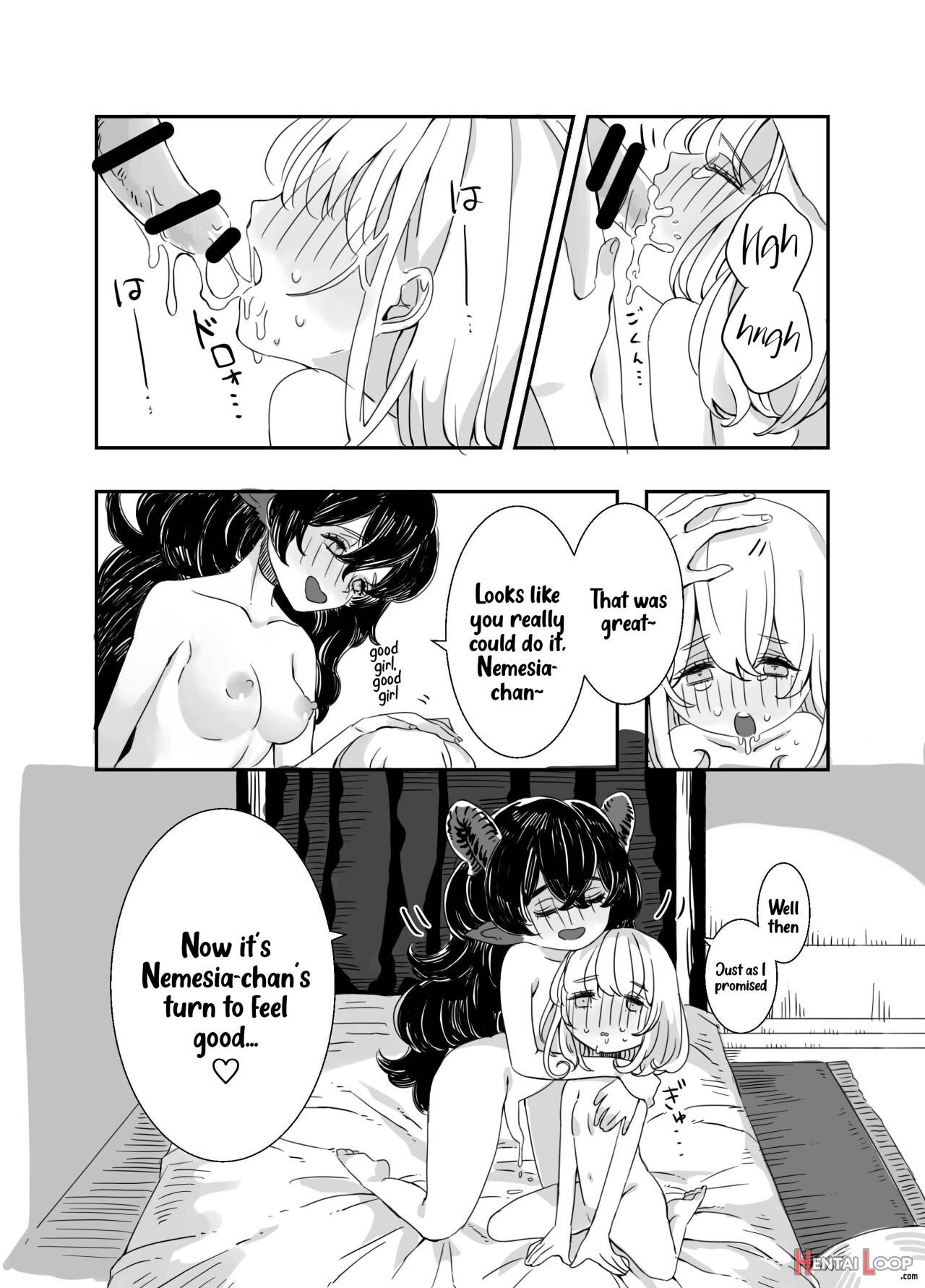 The Futanari Onee-san And The Young Girl's Naughty Story 1&2 page 18