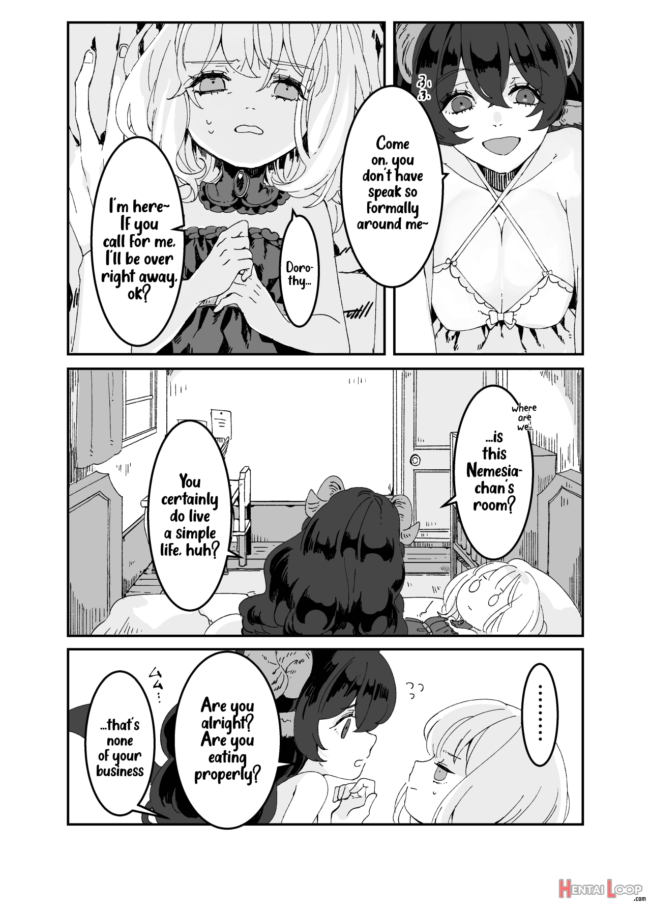 The Futanari Onee-san And The Young Girl's Naughty Story 1&2 page 37