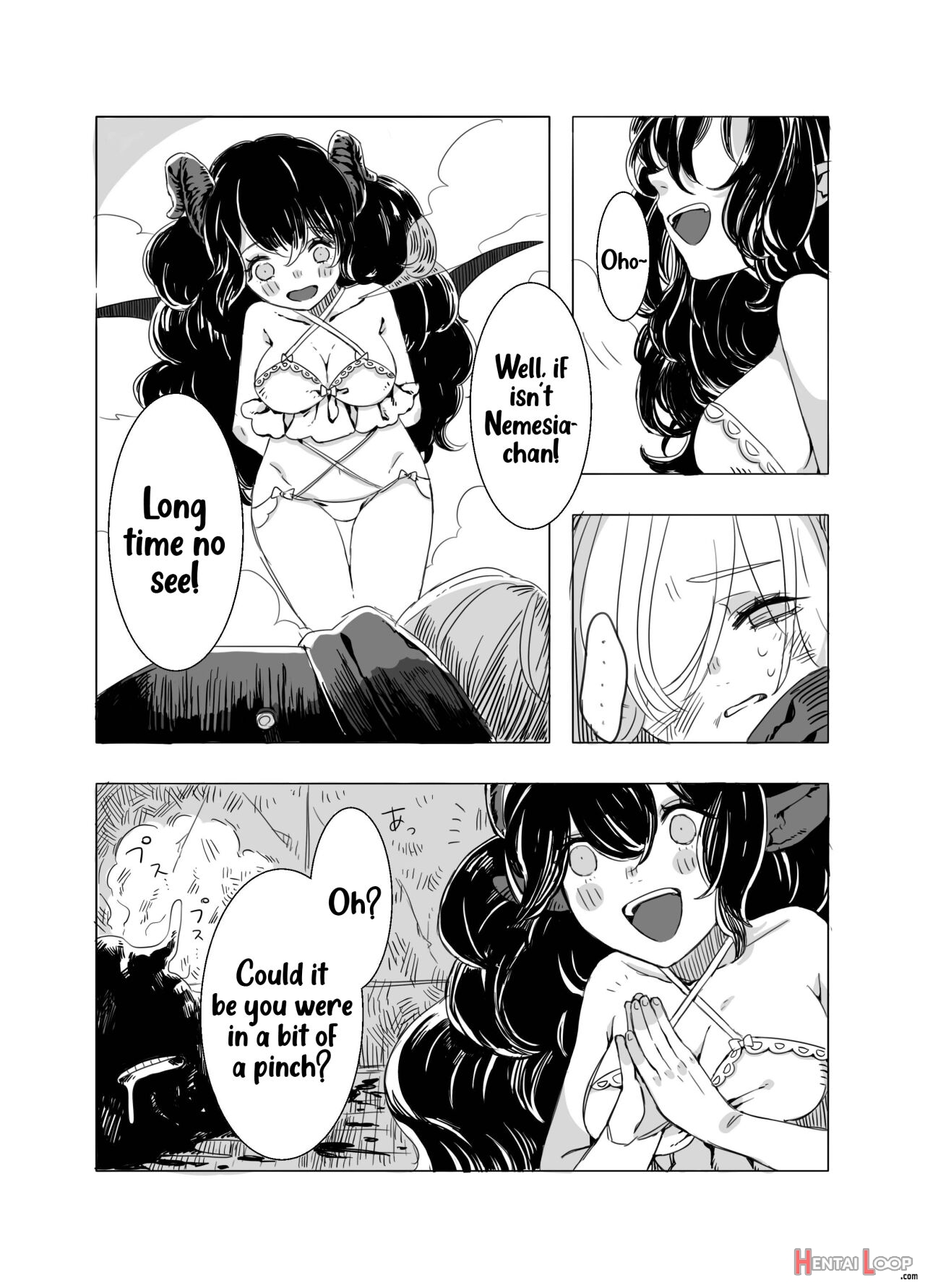 The Futanari Onee-san And The Young Girl's Naughty Story 1&2 page 6