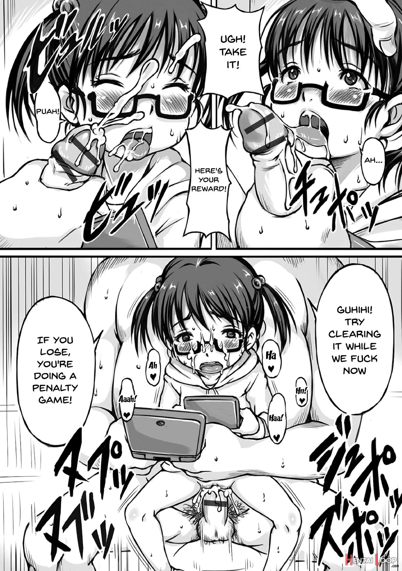 The Loli In Glasses' Training Lesson!! ~force Fucking A Timid Glasses Wearing Loli With My Big Cock~ page 55