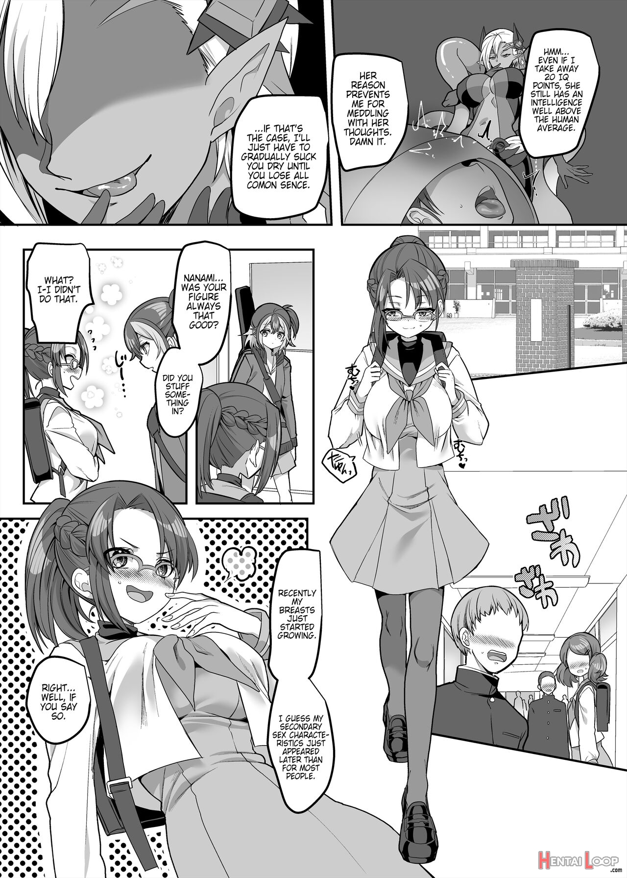 The Smart, Diligent And Flat-chested Blue From The Team Of Morphing Heroines page 15