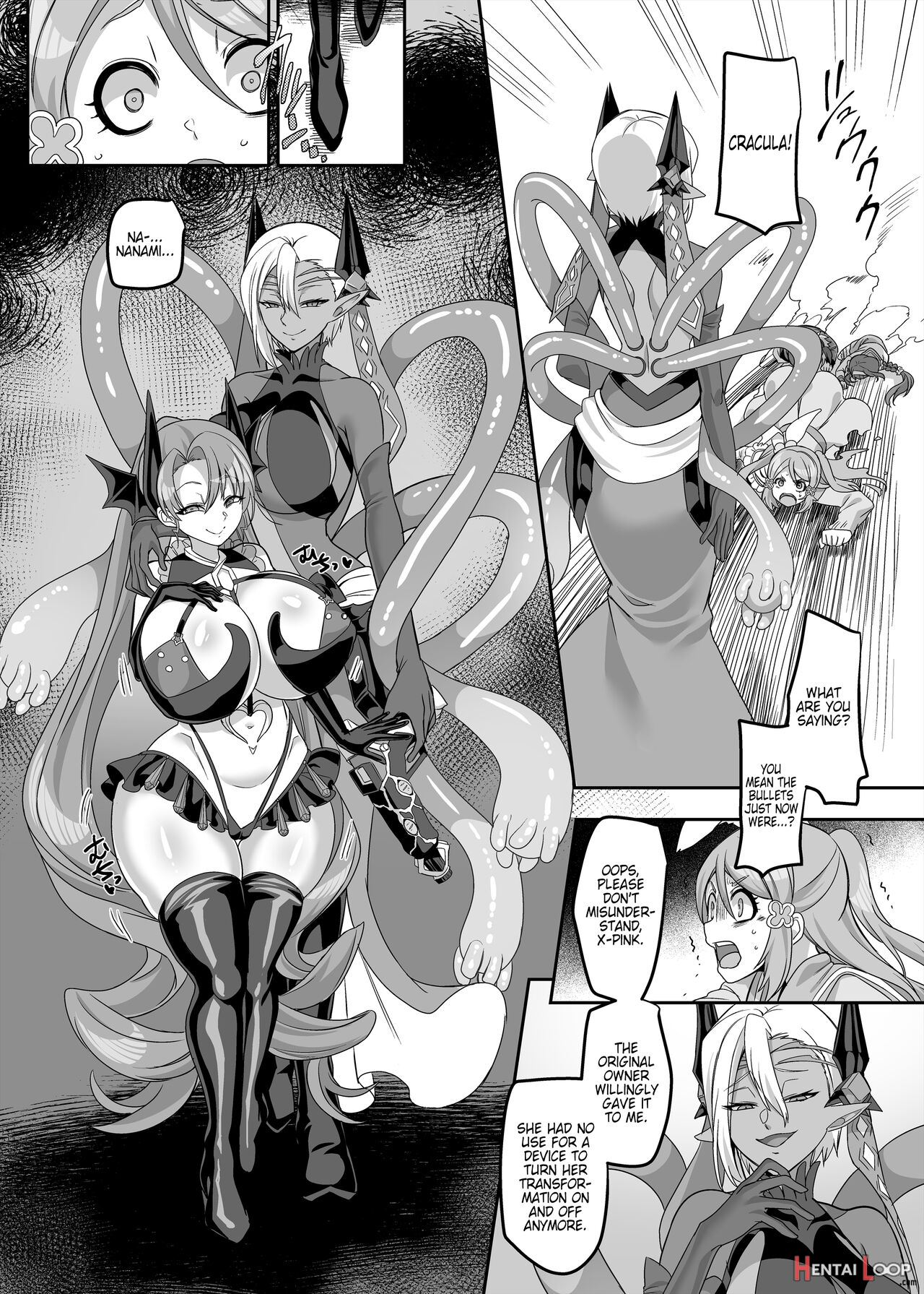 The Smart, Diligent And Flat-chested Blue From The Team Of Morphing Heroines page 50