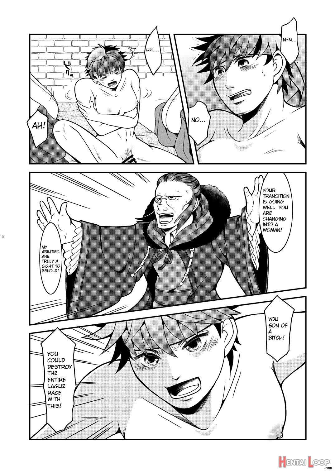 The Story Of Ike's Transition To A Woman's Body page 9