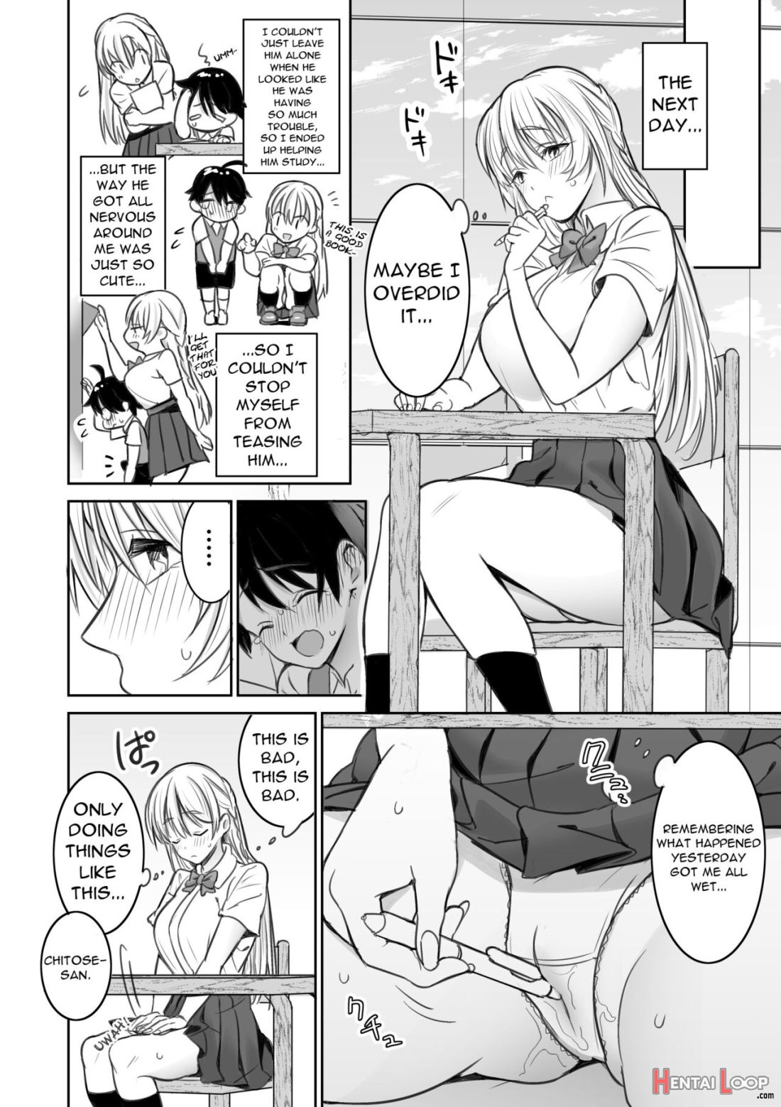 Toshokan De Shiriatta Onee-san Ni Ecchina Koto O Sarechau Hanashi page 9