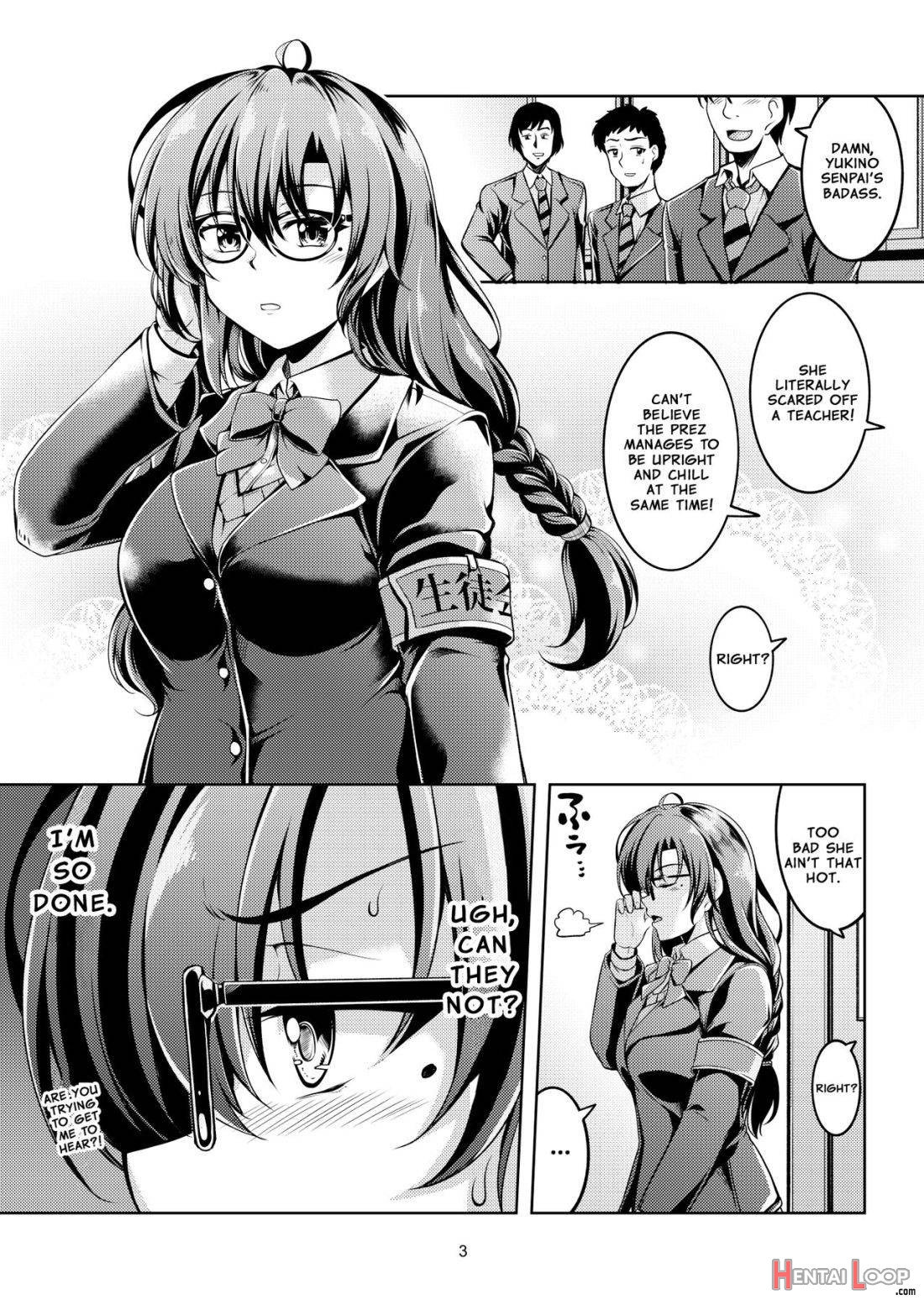 Uraaka Liver Take 1 Kyouhaku! Kouochi Seitokaichou -yukino Kanami page 6