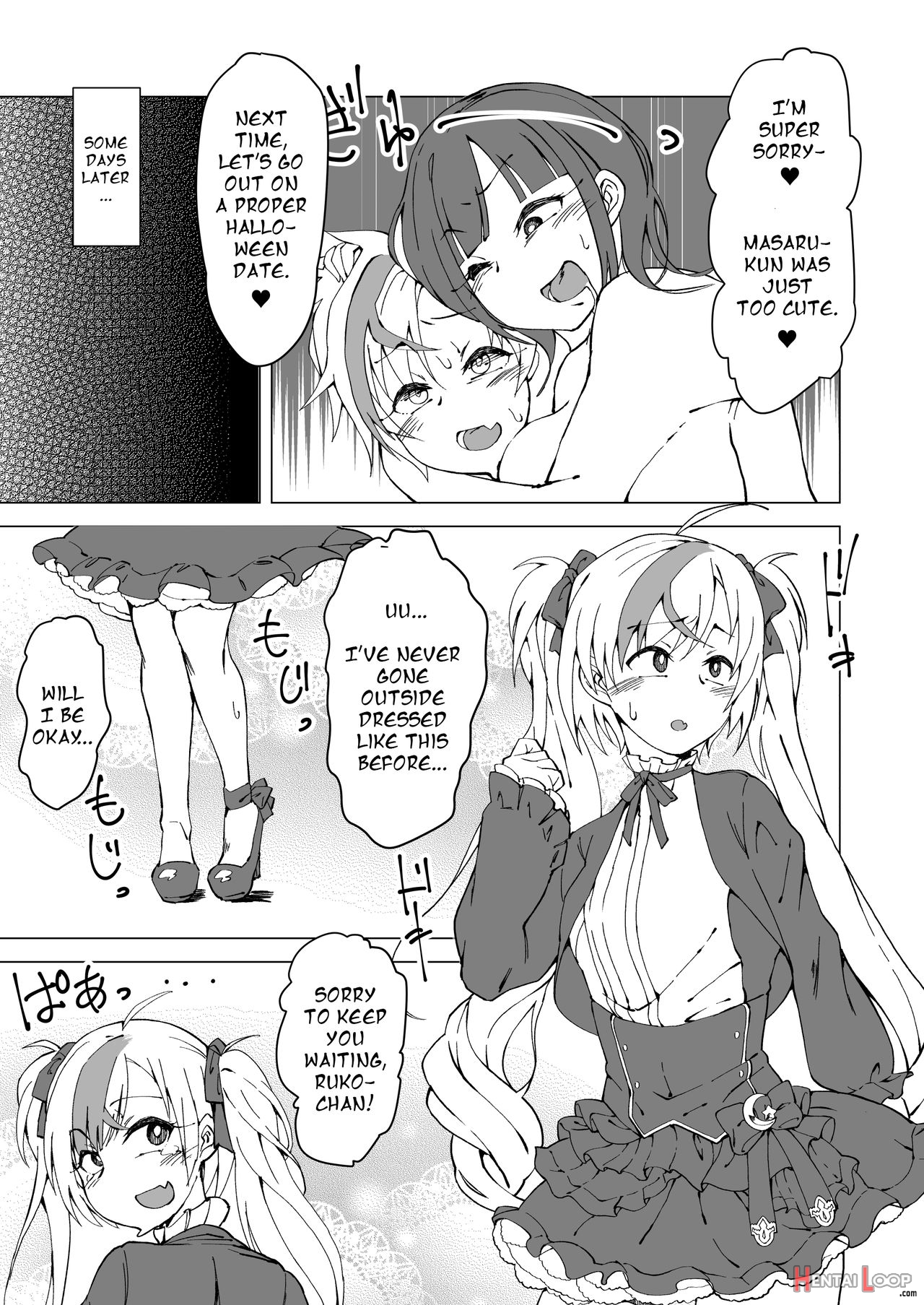 Uta X Masaru Halloween Futanari Molester Train page 12