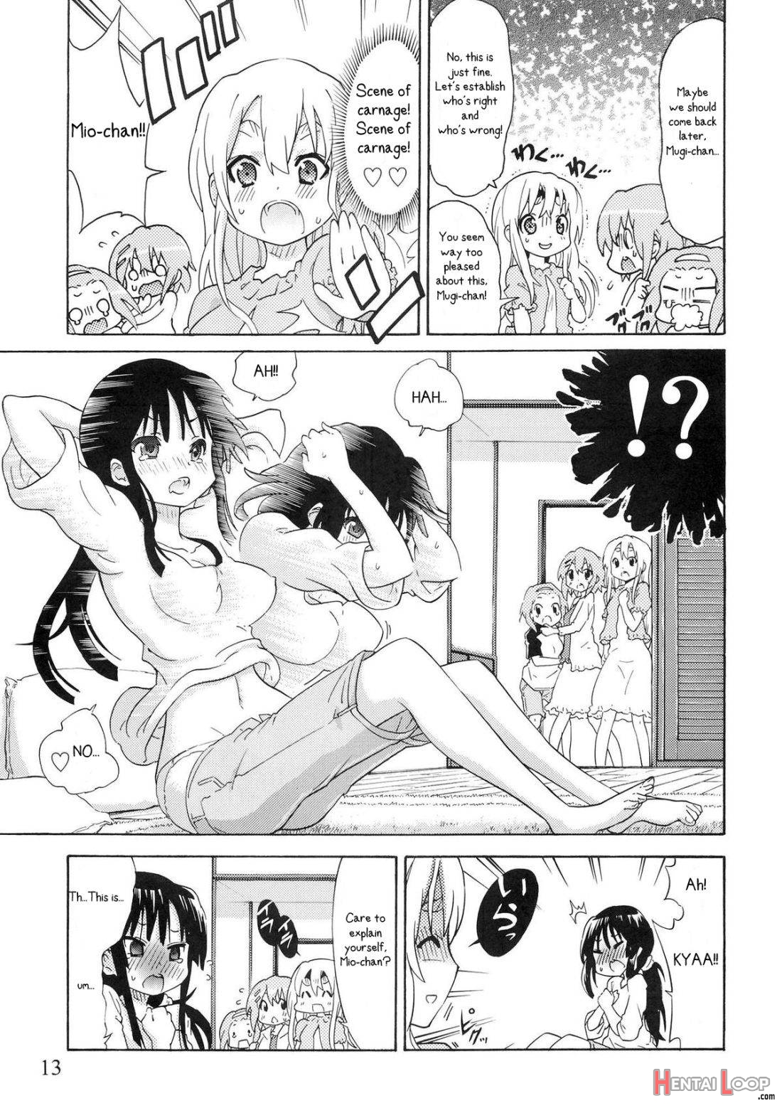 Yuri-on! #2 “kosokoso Mio-chan!” page 11