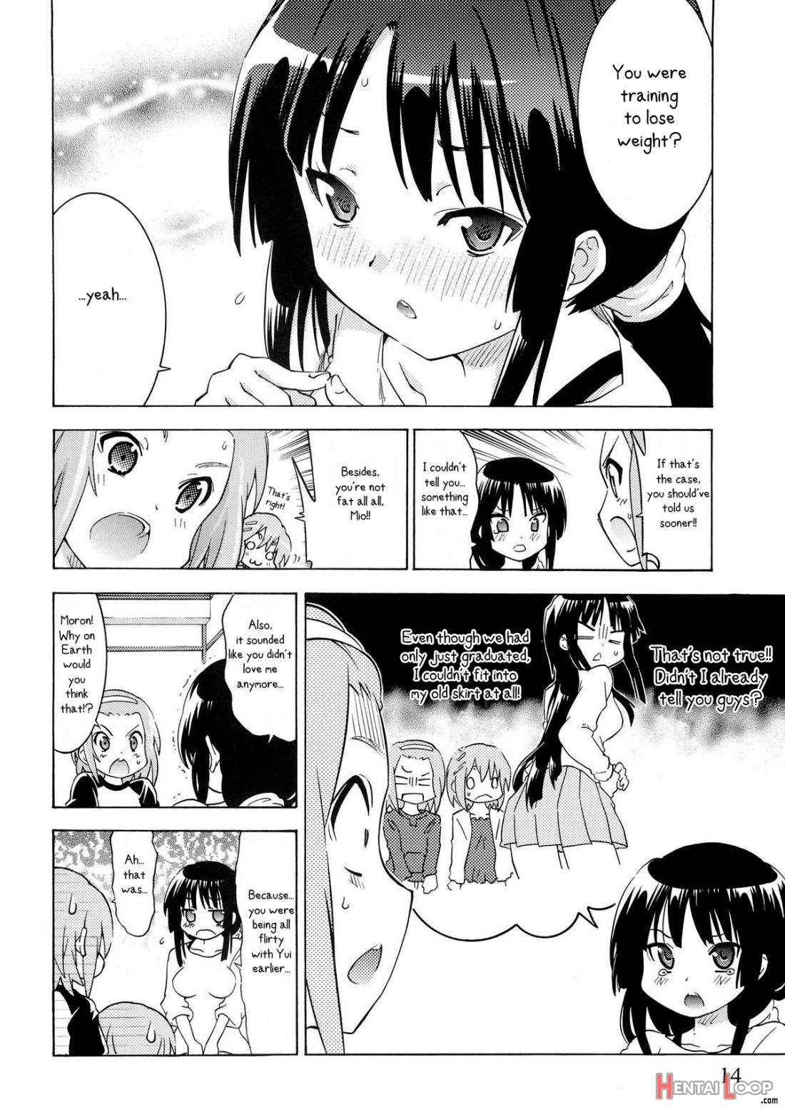 Yuri-on! #2 “kosokoso Mio-chan!” page 12