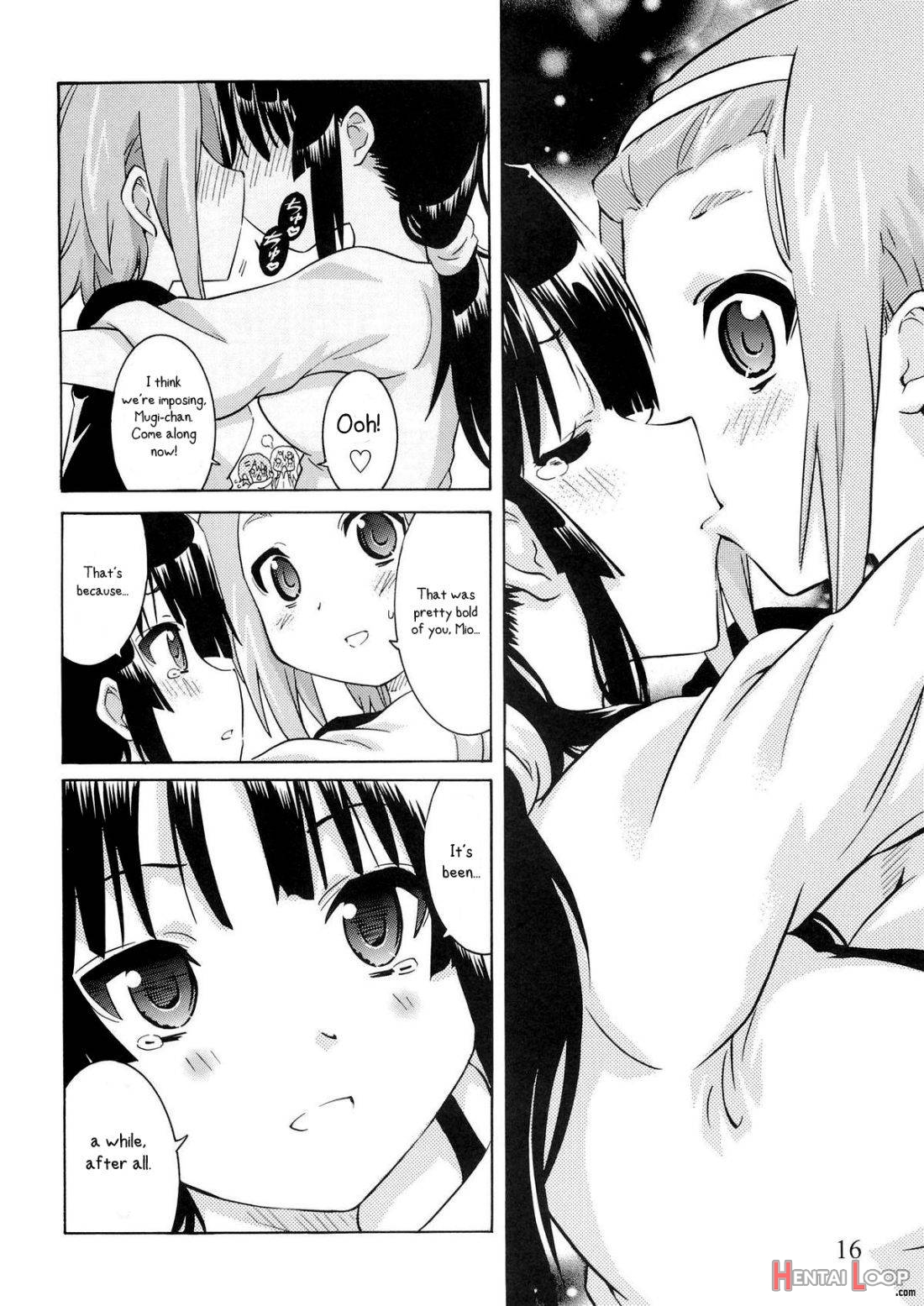 Yuri-on! #2 “kosokoso Mio-chan!” page 14